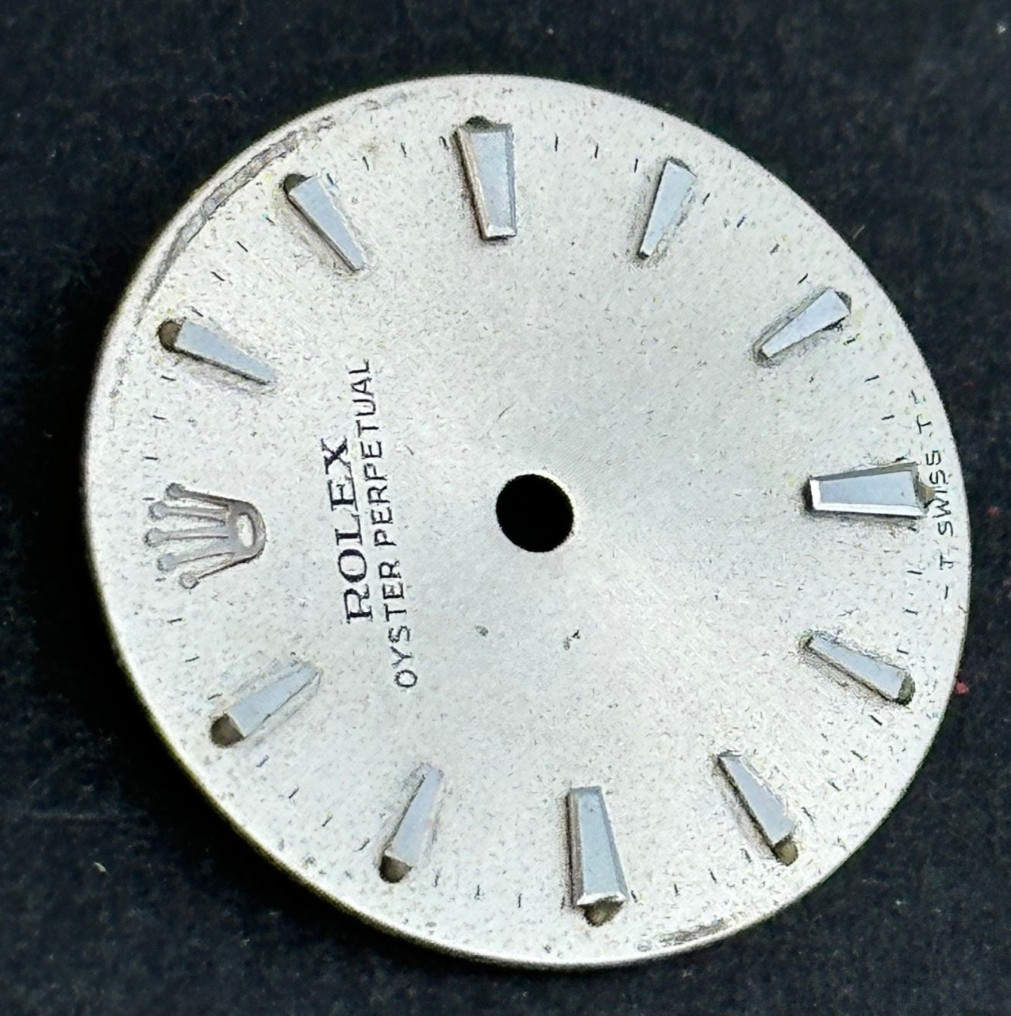 Vintage Rolex Ladies Oyster Perpetual Watch Dial For 24mm Case No Date