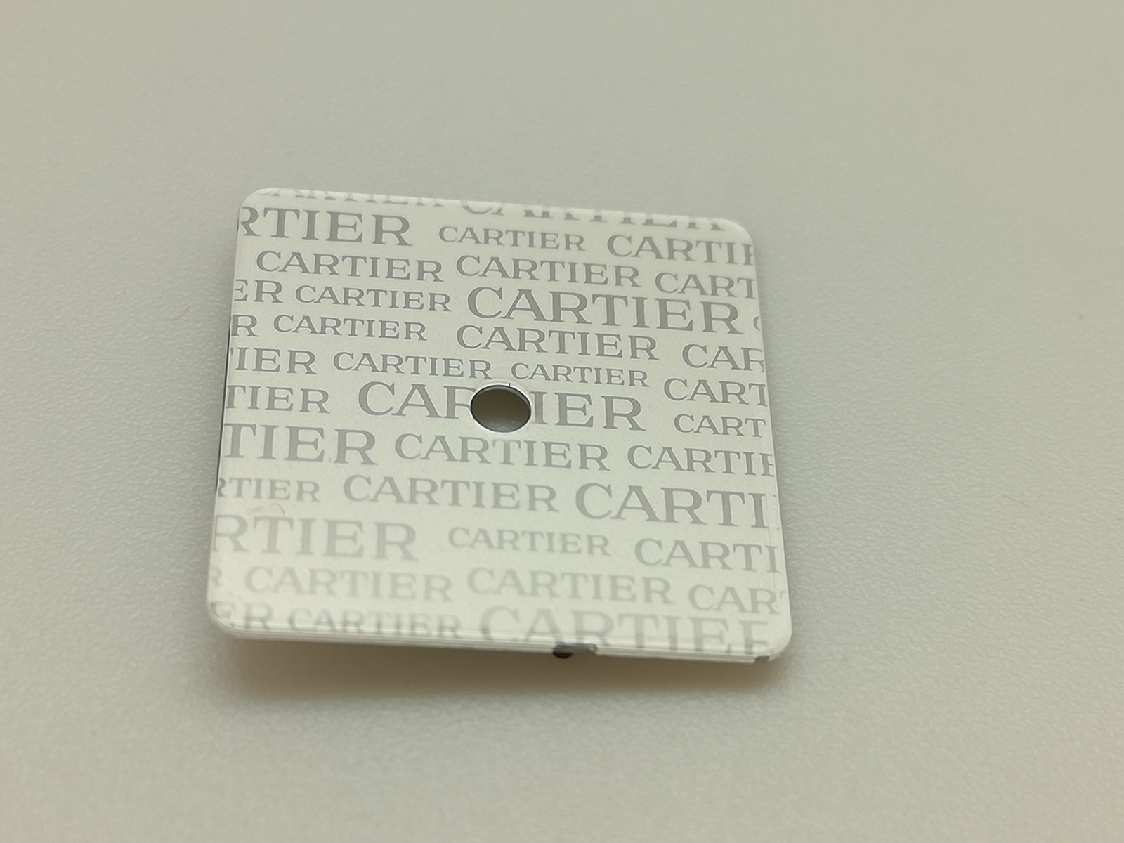 CARTIER SANTOS GALBEE LADIES WATCH SILVER CARTIER WORDING DIAL (NOS & ORIGINAL)