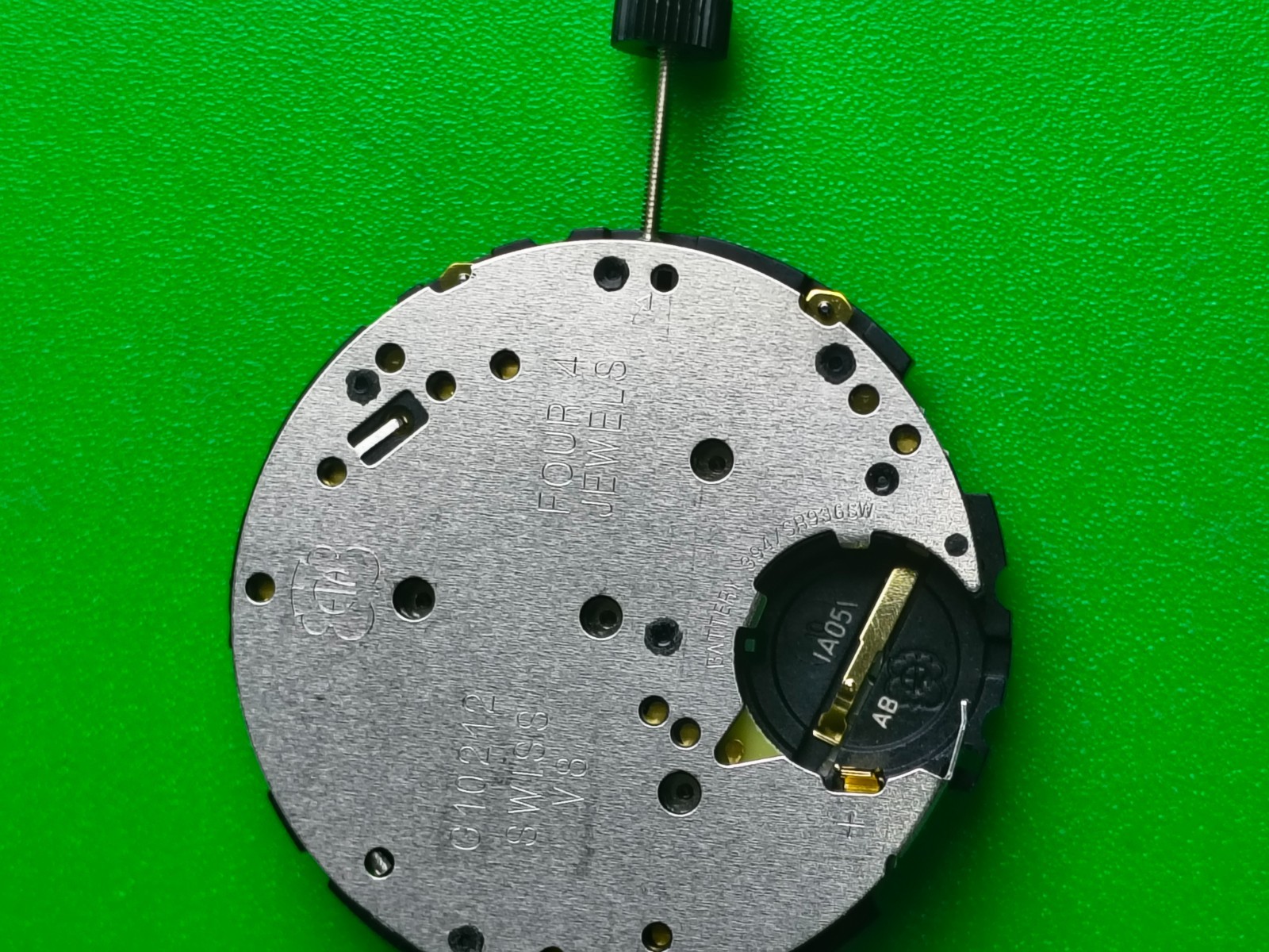 ETA G10.212 Quartz Movement , Horizontal Disk at 4, Chronograph AB version