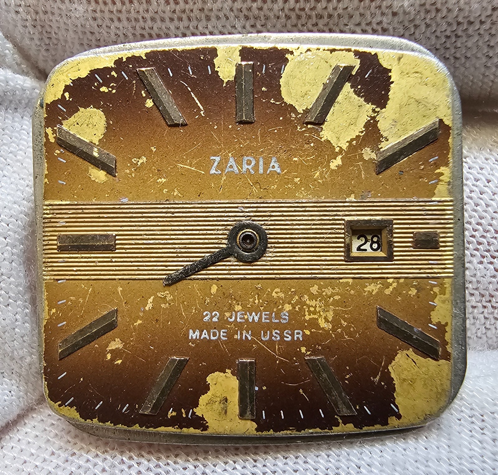 Vintage Soviet Mechananical Watch Movement Zarya USSR Watch Mechanism 2 pcs
