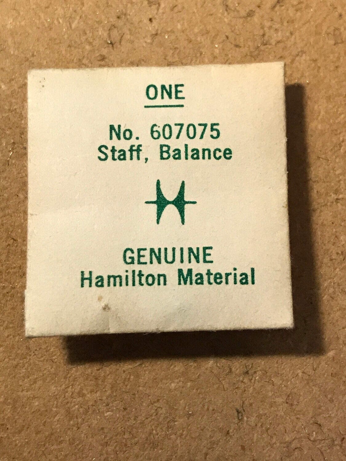 Hamilton Factory Balance Staff for 12s Grades 902, 904, 912, 916, 918, 922 – New