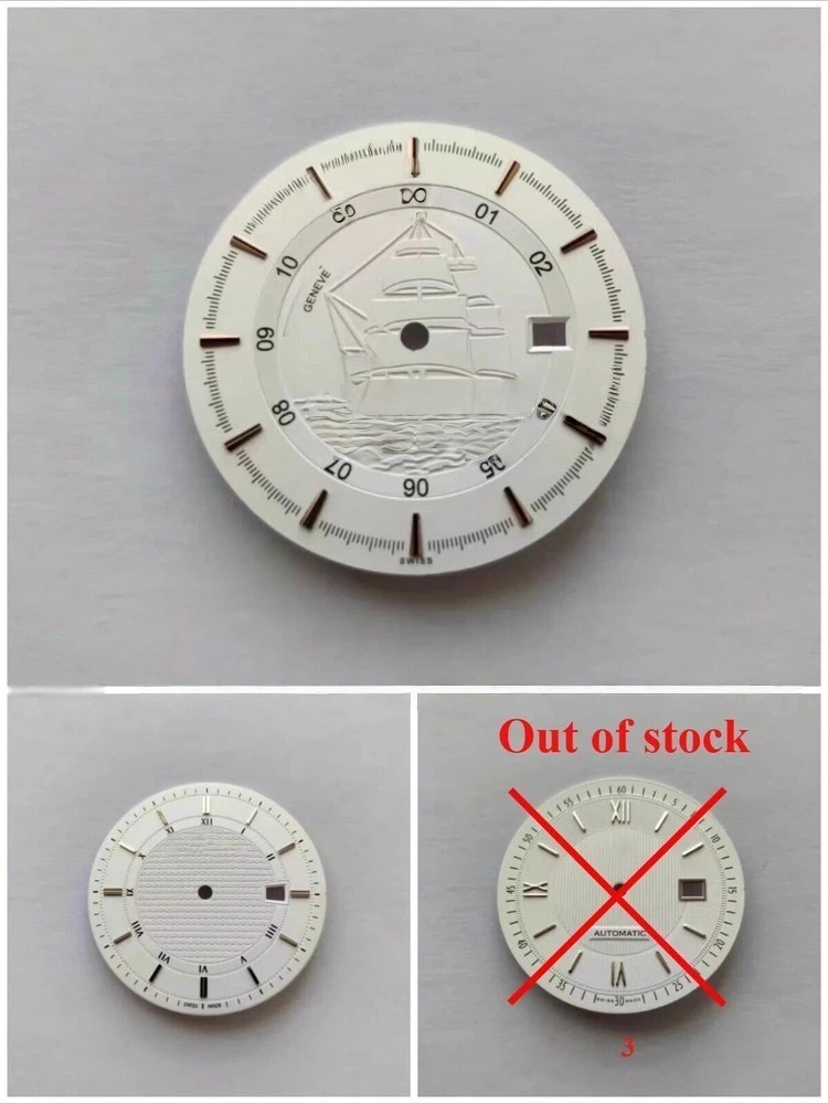 40mm Stainless Steel Watch Case With Band for Patrimony 2824
