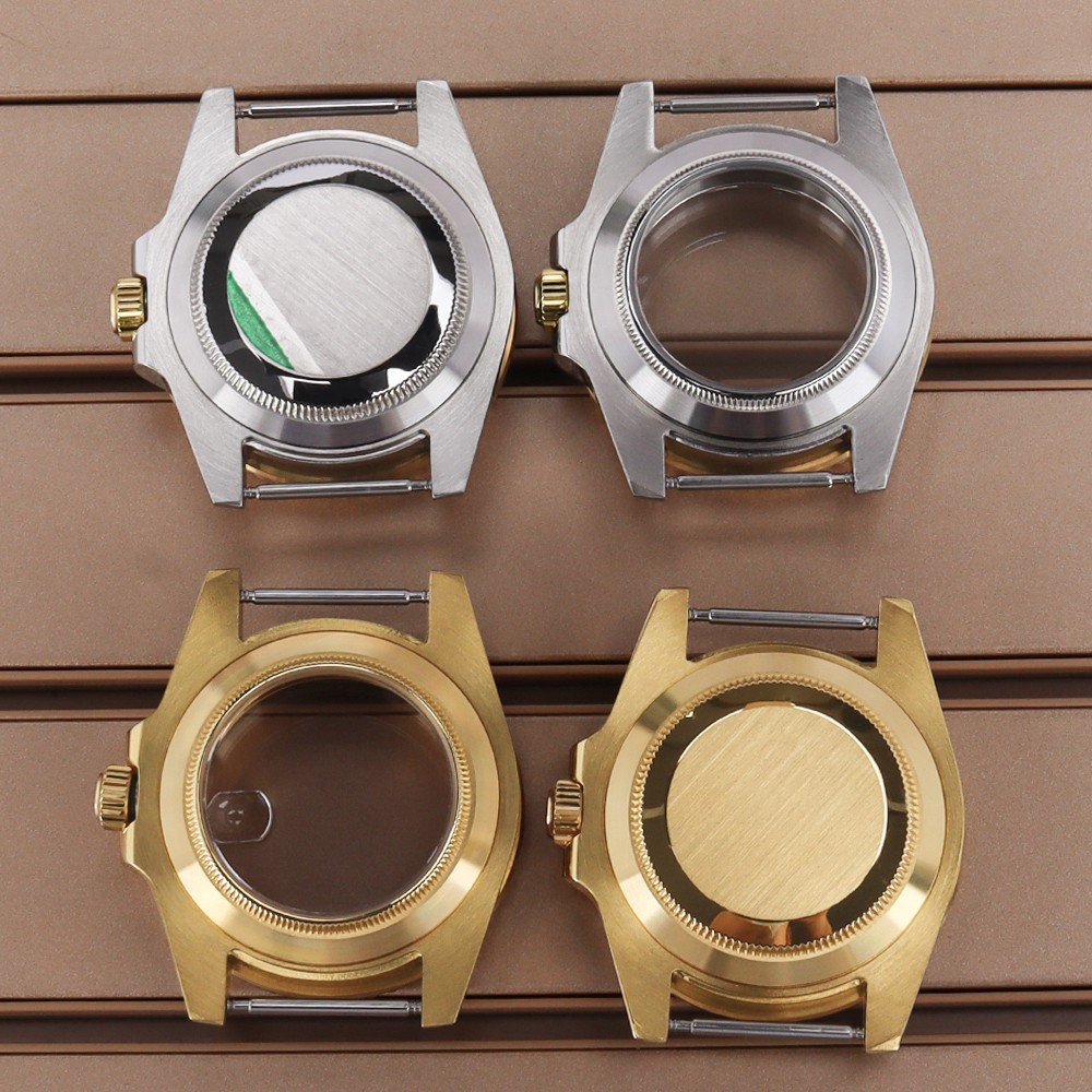 40mm Luxury Oyster Watch Case Modify gmt sub Mods For 316 Steel Seiko NH35 36 38