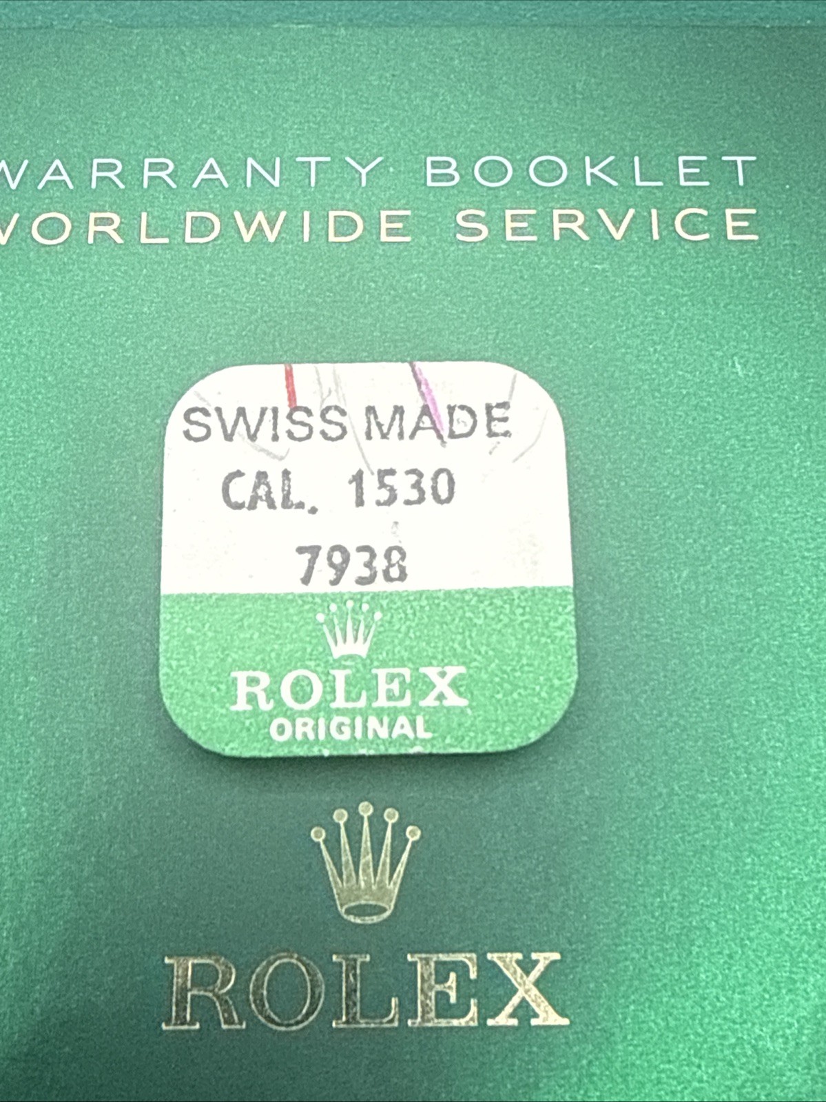 One NEW Genuine Rolex Part 1530 7938 Spring for Escape Wheel Setting Cal. 1530