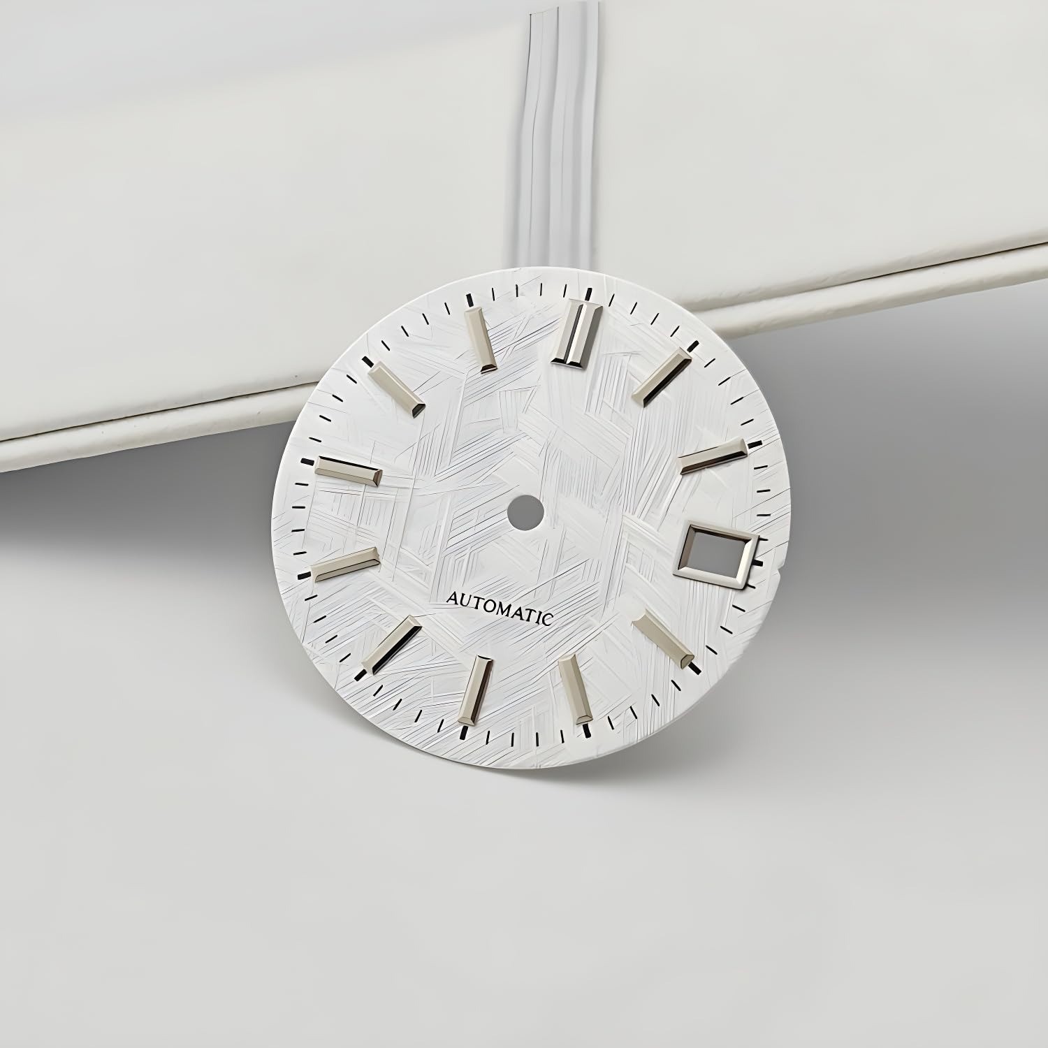 OYOSIDA 28.5mm Skeleton Watch Dial NH35 NH36 4R 6R Silver