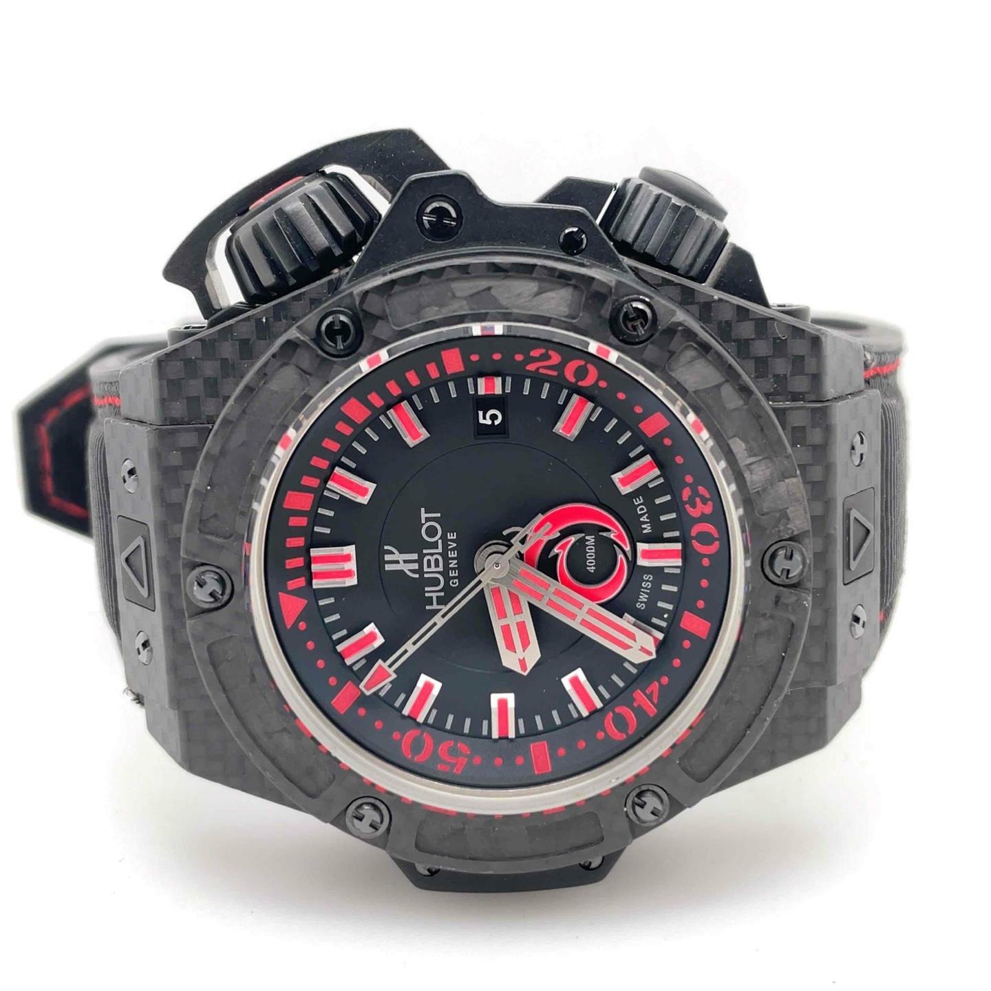Hublot King Power Alinghi Automatic Carbon Fiber Mens Watch 731.QX.1140.NR.AGI12