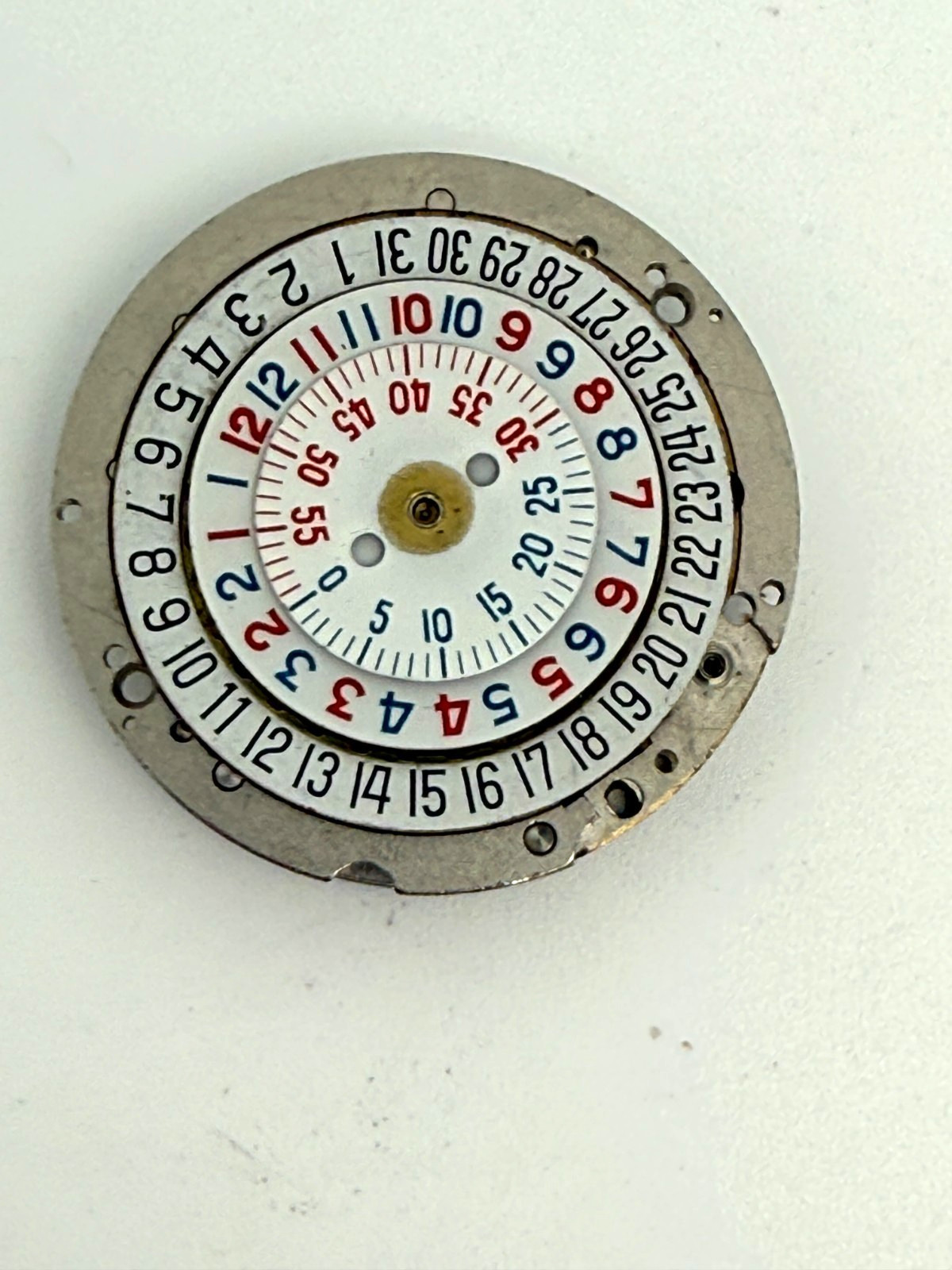 Vintage Jump Hour EB 8800 Swiss Movement For Parts or Repair