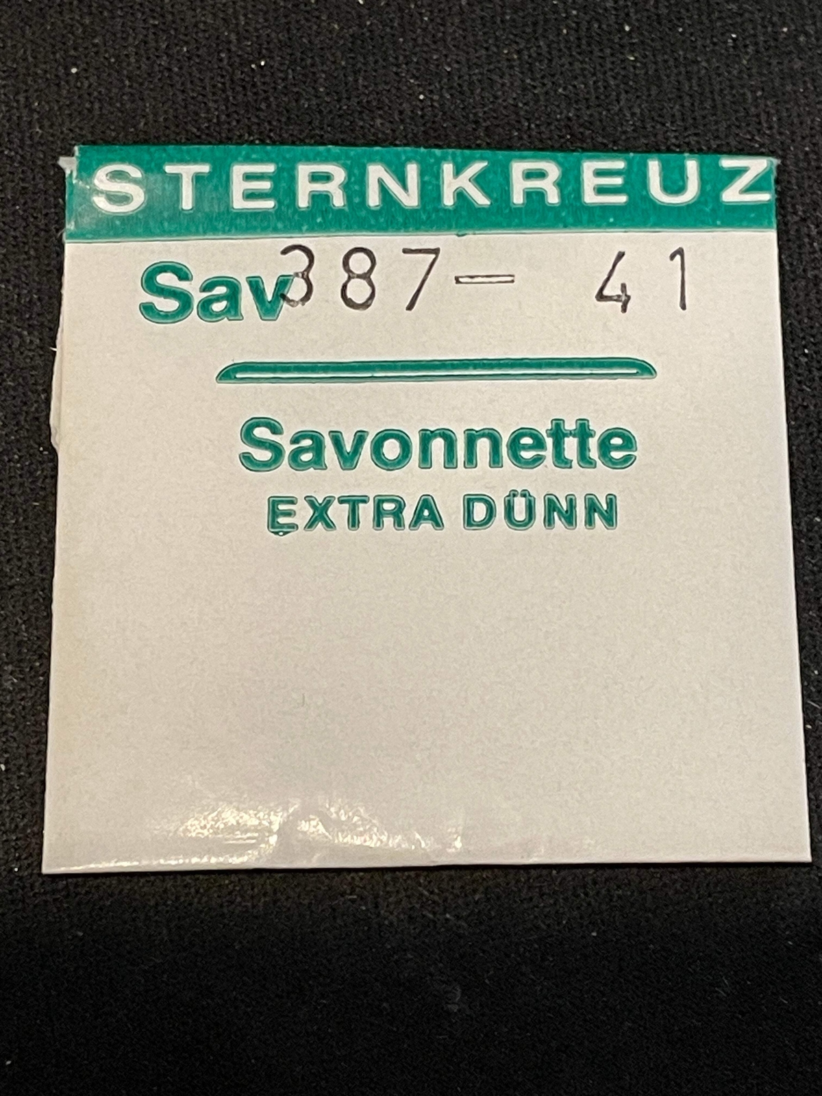Sternkreuz 41 Savonnette 38.7mm Acrylic Hunting Case Pocket Watch Crystal – New