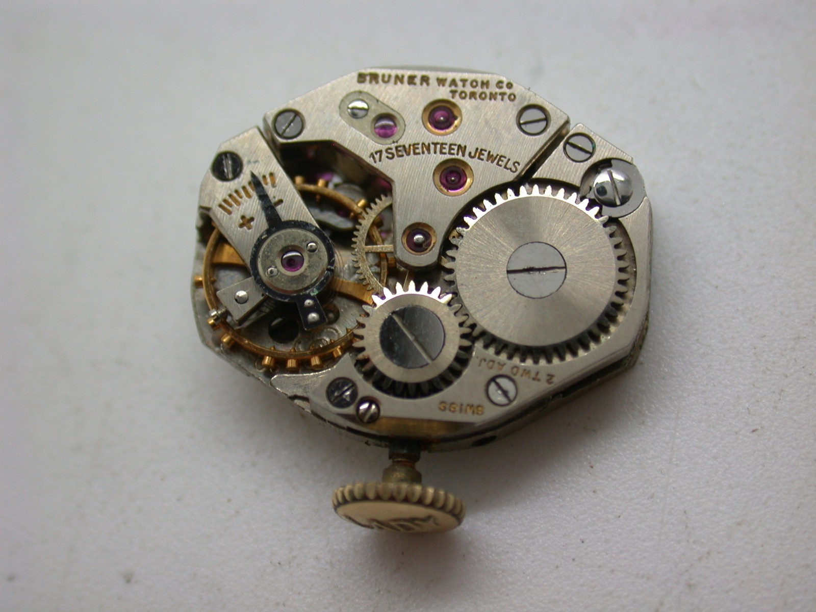 Two Unitas 190 17 Jewel Good Balances No Hour Wheels Toronto Watch Parts