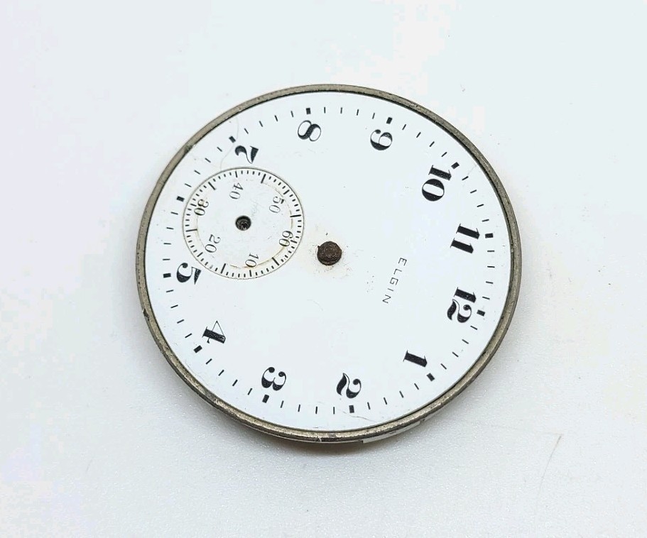 1918 Elgin Model 3 Grade 315 15J 12s Pocket Watch Movement For Repair