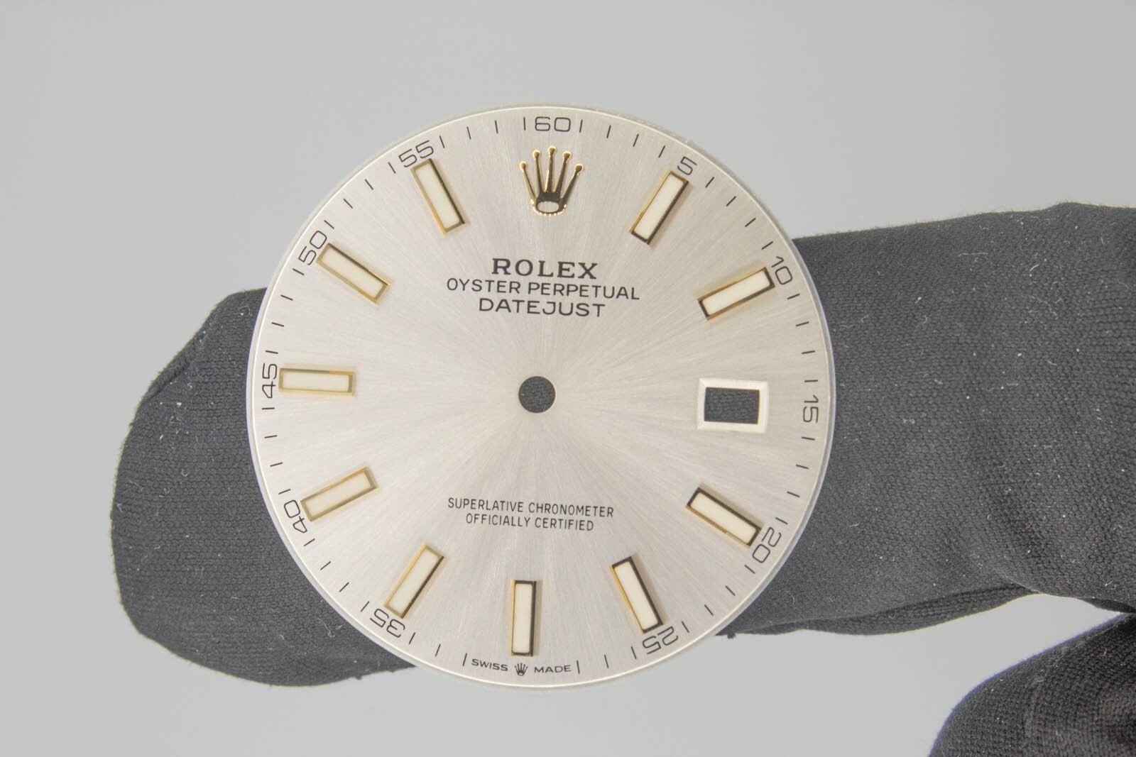 Rolex Datejust 41mm Silver Stick Two Tone Dial Model 126333 EXTREMELY RARE