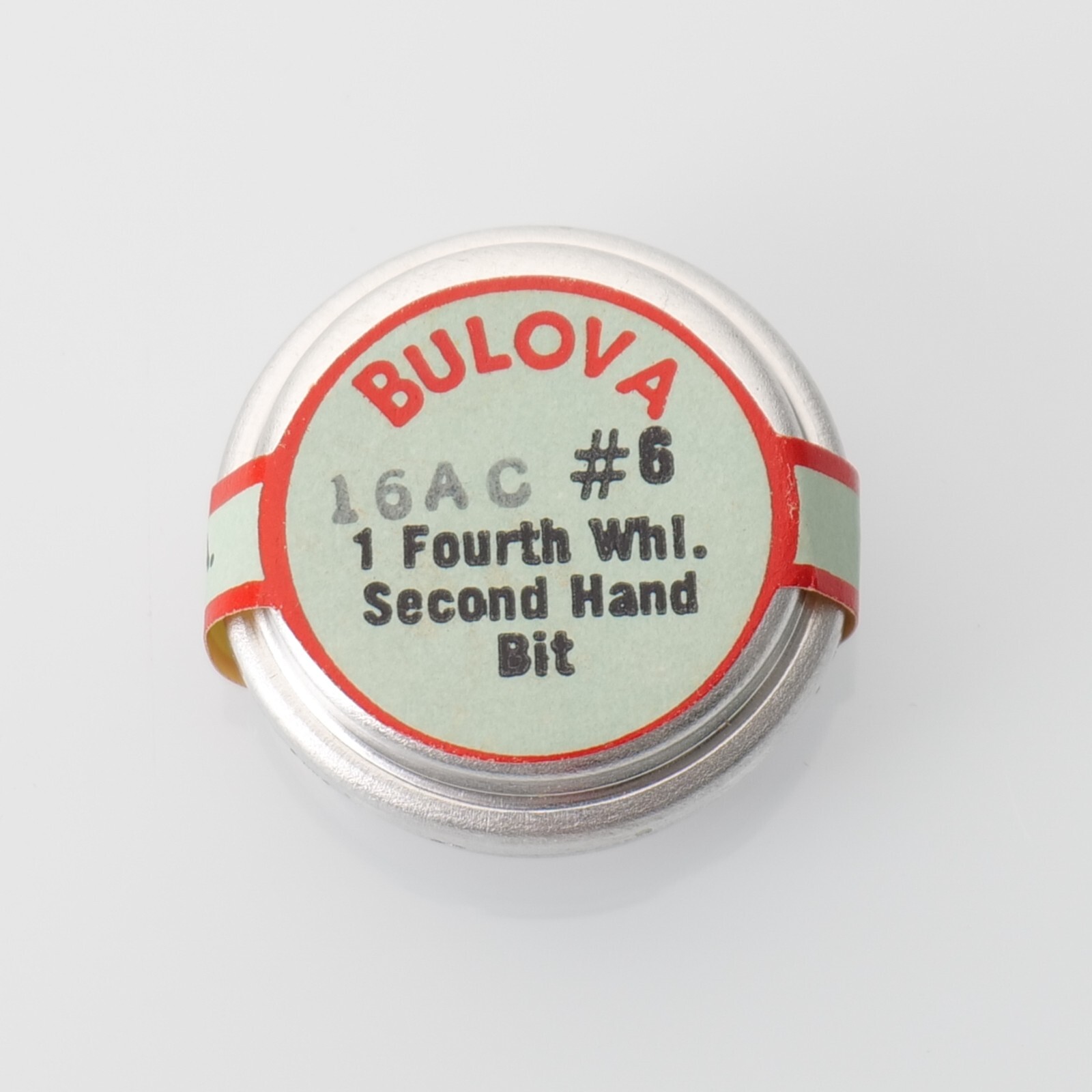 Bulova 16AC Watch Fourth Wheel Second Hand Bit #6 New Old Stock Part (C15D16)