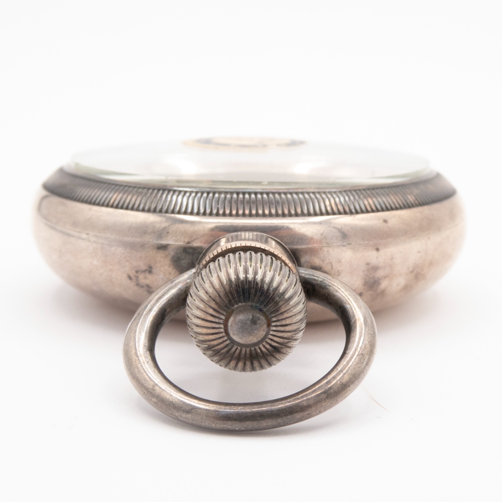 Waltham 60.7 x 86.3 mm 18 Size Coin Silver Antique Pocket Watch Swing Out Case