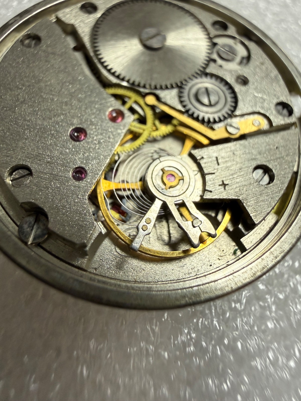 Watch movement USSR Vostok Cal.2414A plus Dial.For parts.