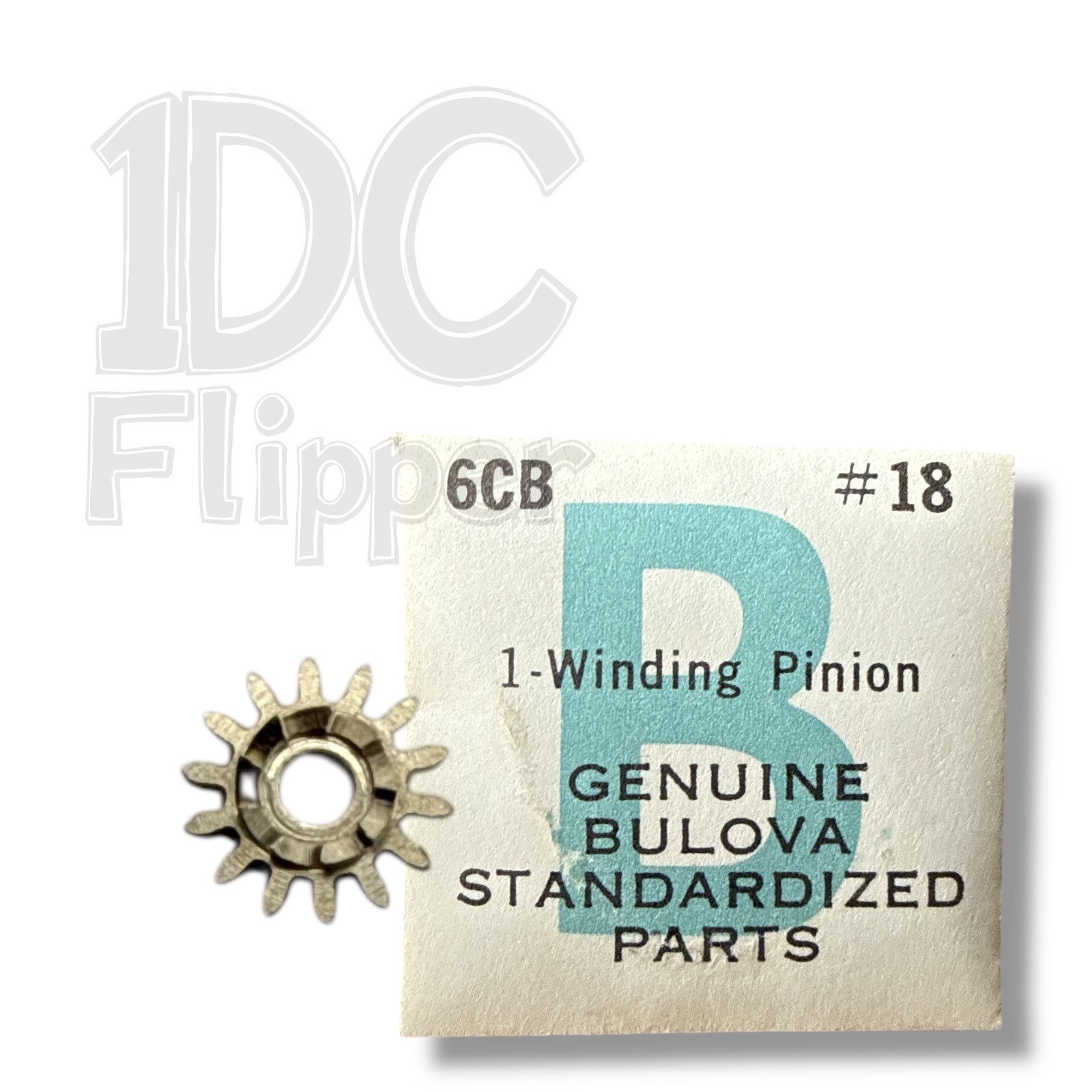 Bulova 6CB WINDING PINION #18 NOS 6CF, 6CL, 6CS, 6CT Fits Multiple, Read List!
