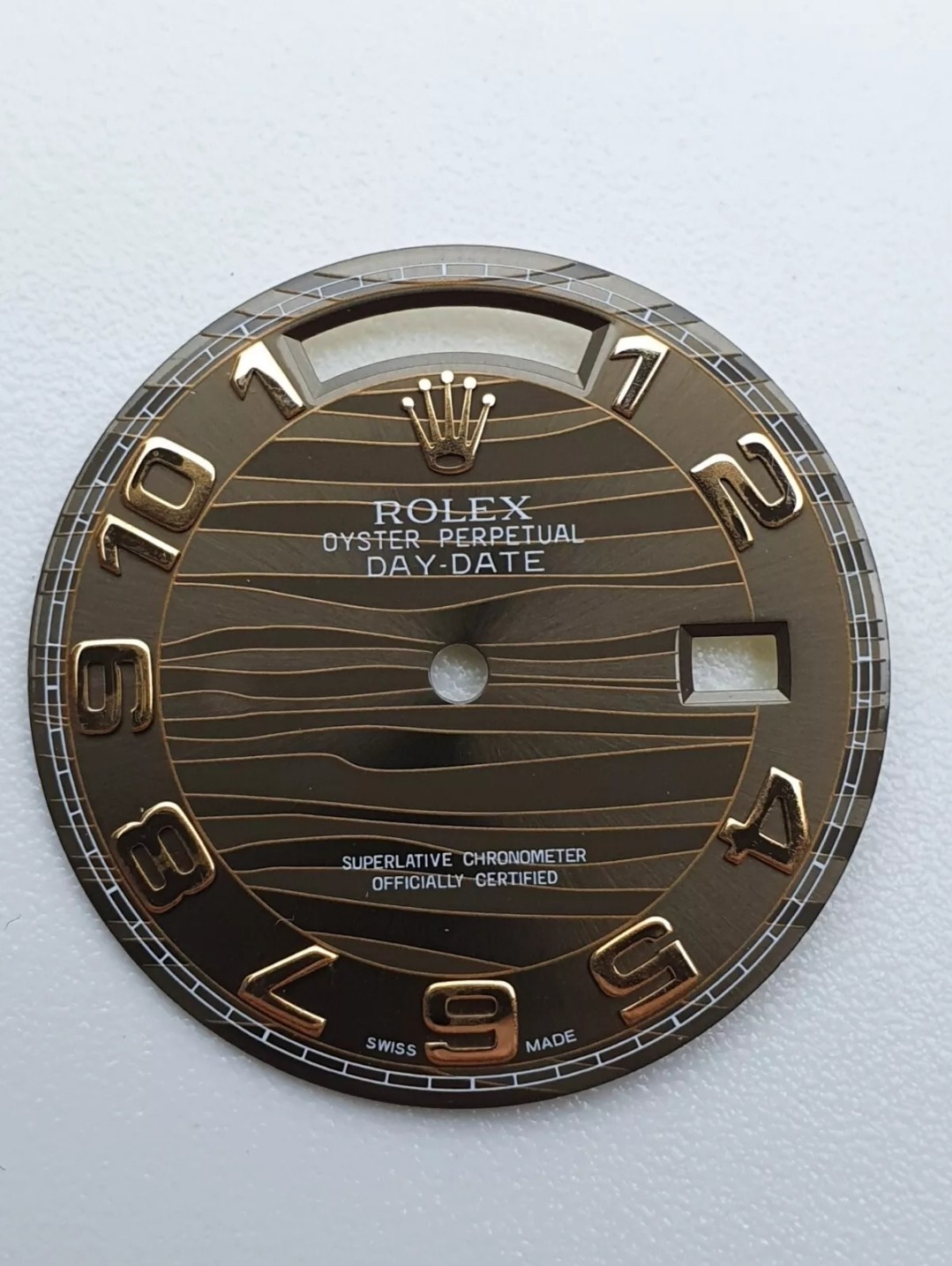 Rolex 118205 Day Date Wave Brown Dial – Parts