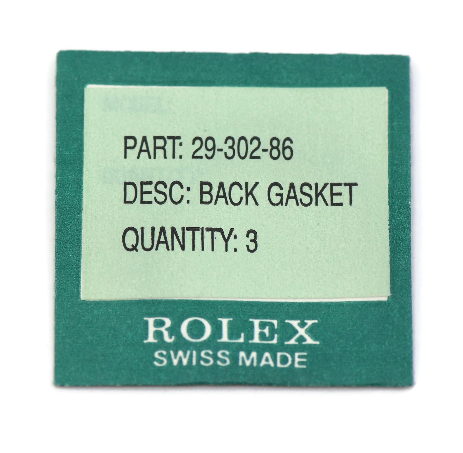 Rolex Back Gasket 29-302-86