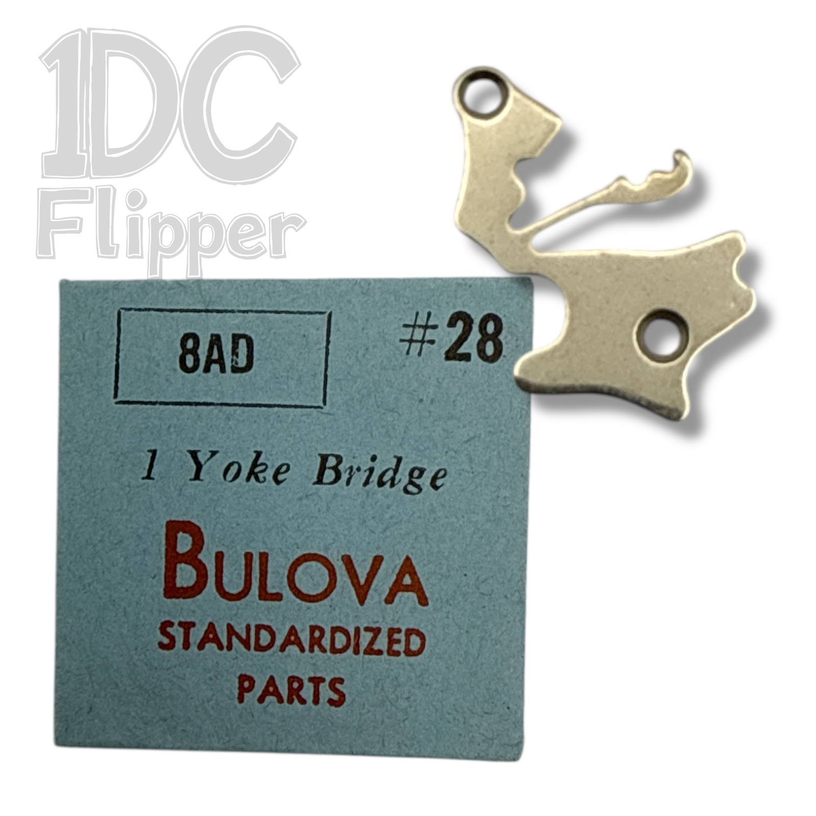 Bulova 8AD Set Bridge 445/197 Part #28 ETA 1220, ETA 1228 NOS Read List!