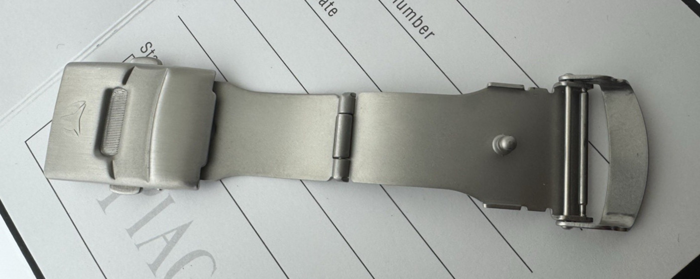 TechnoMarine Watch Folding Clasp Buckle 20MM Stainless Steel Authentic NEW