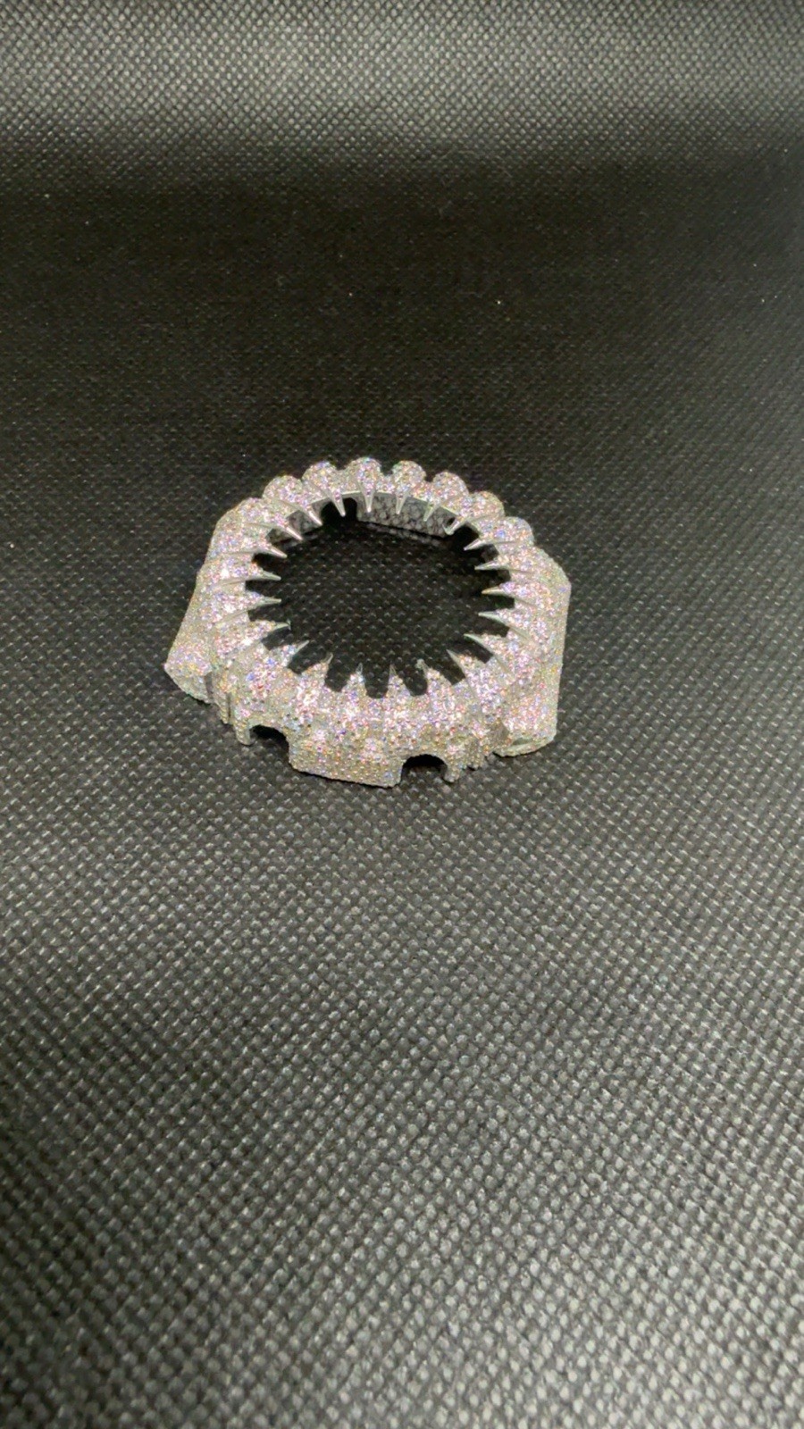 VVS Moissanite Iced Bezel For Casio G Shock GA-2100 Silver Spike Bust Down