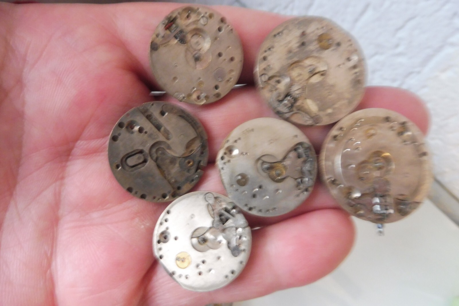 Uhr-Werke, 36 old mechanism watches for mechanic wristwatches, brands
