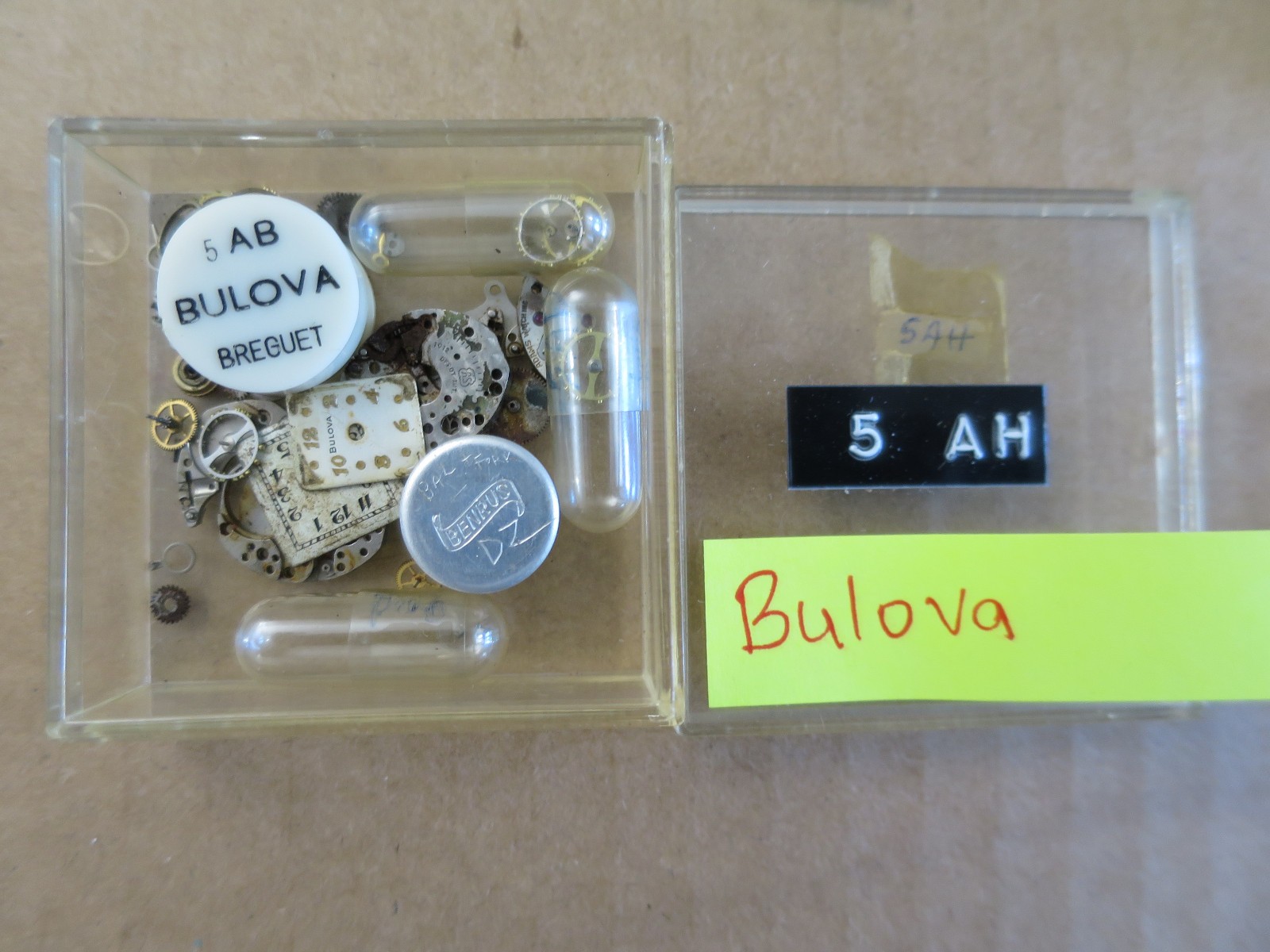 Lot 20 Bulova, Hamilton, Gruen, Rading, Waltham, Halgreen SWISS Movements Parts
