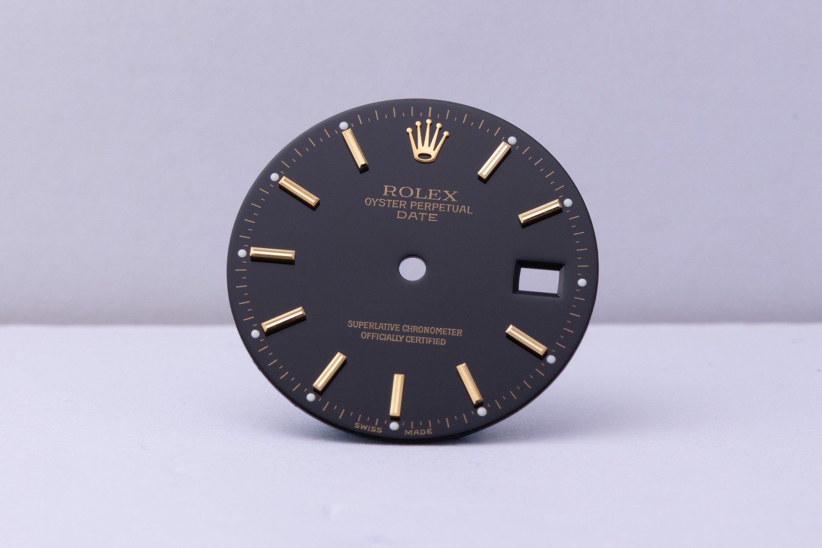 Rolex Black Stick Date dial for model 15013 – 15233 FCD30540