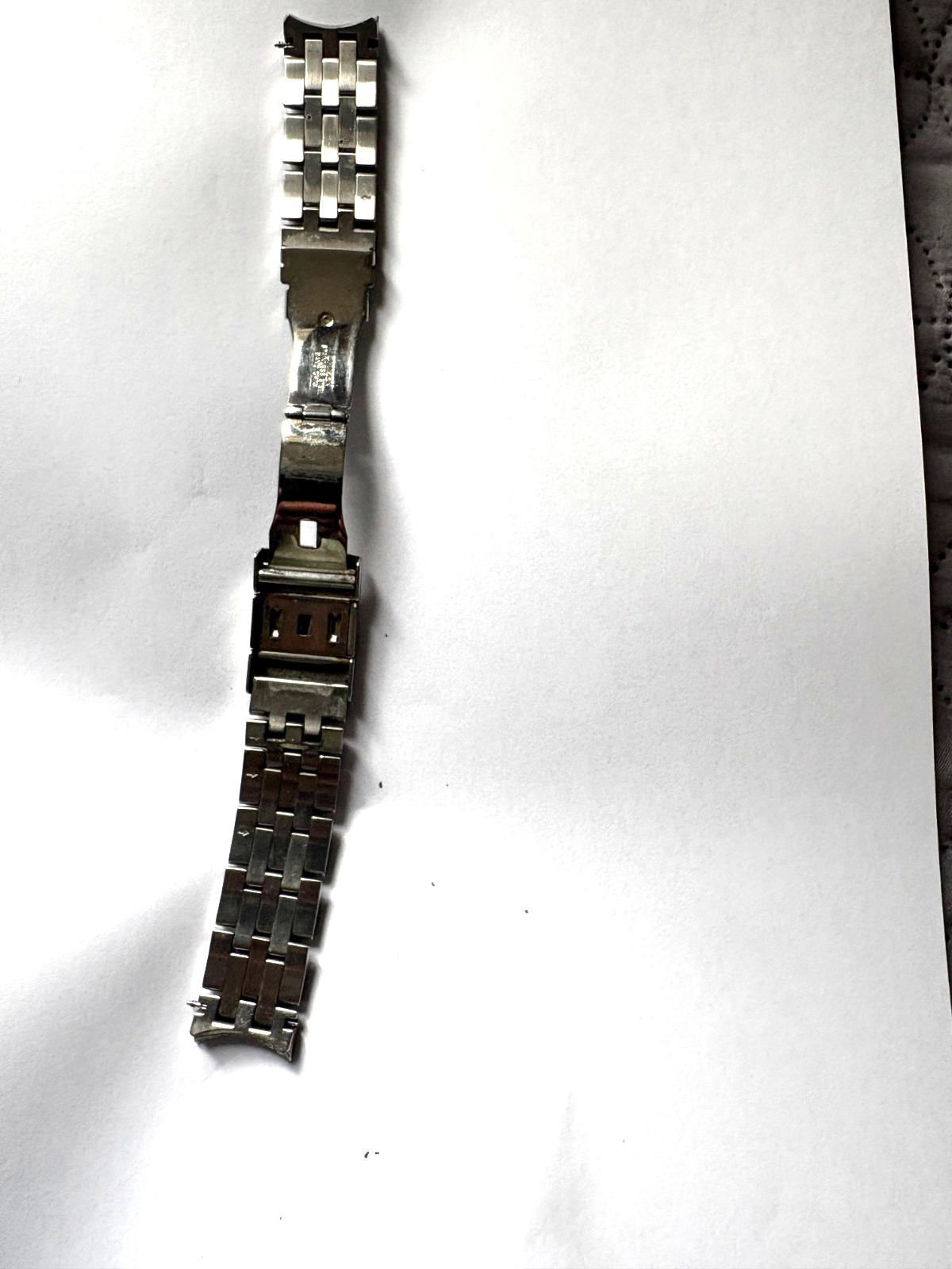 Citizen Watch bracelet Strap Metal Curved ends 20 mm for model E870-Eco Drive