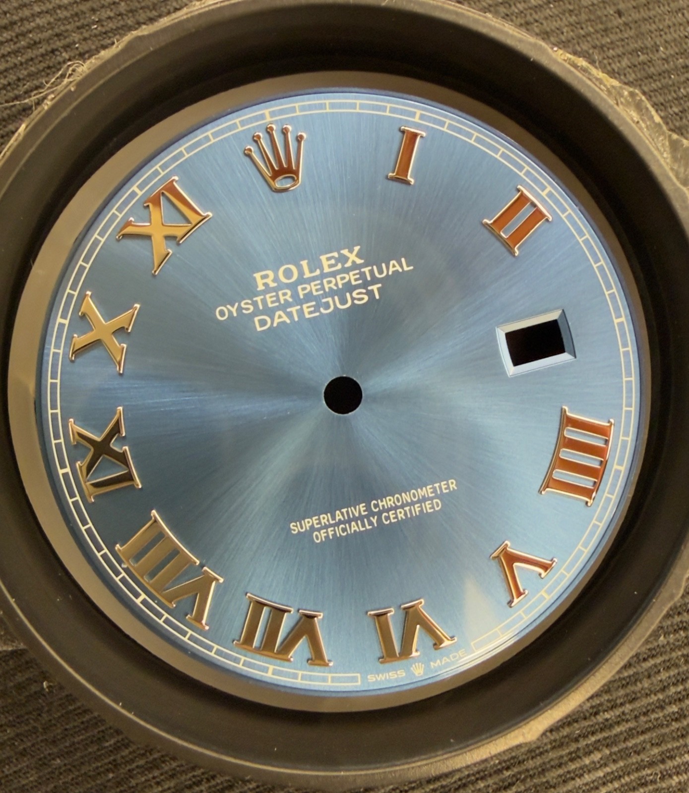 Rolex Datejust 41 reference #126334 Original Blue Roman Dial