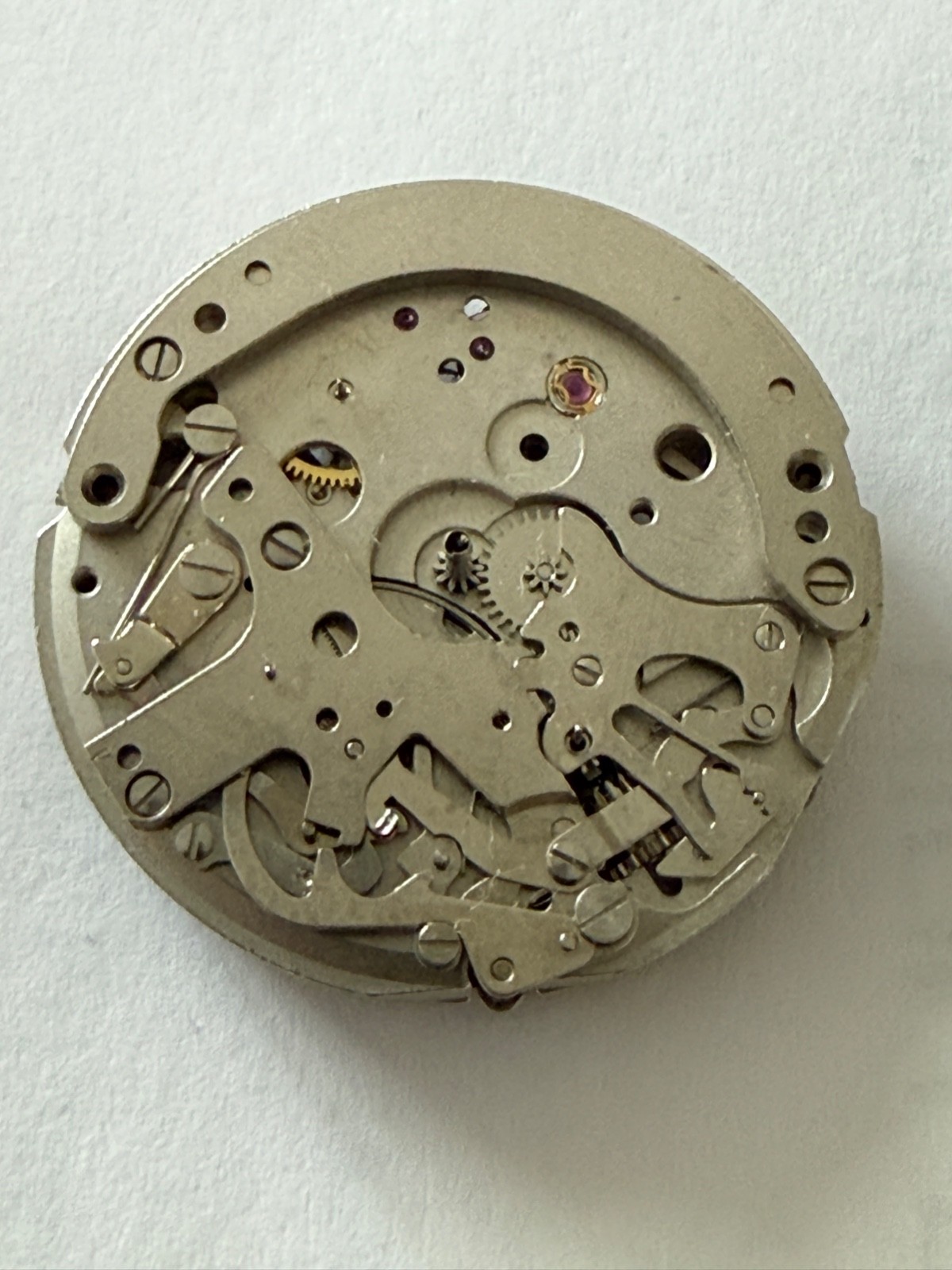 Vintage Wakmann Valjoux 7736 Manual Chronograph movement working perfect