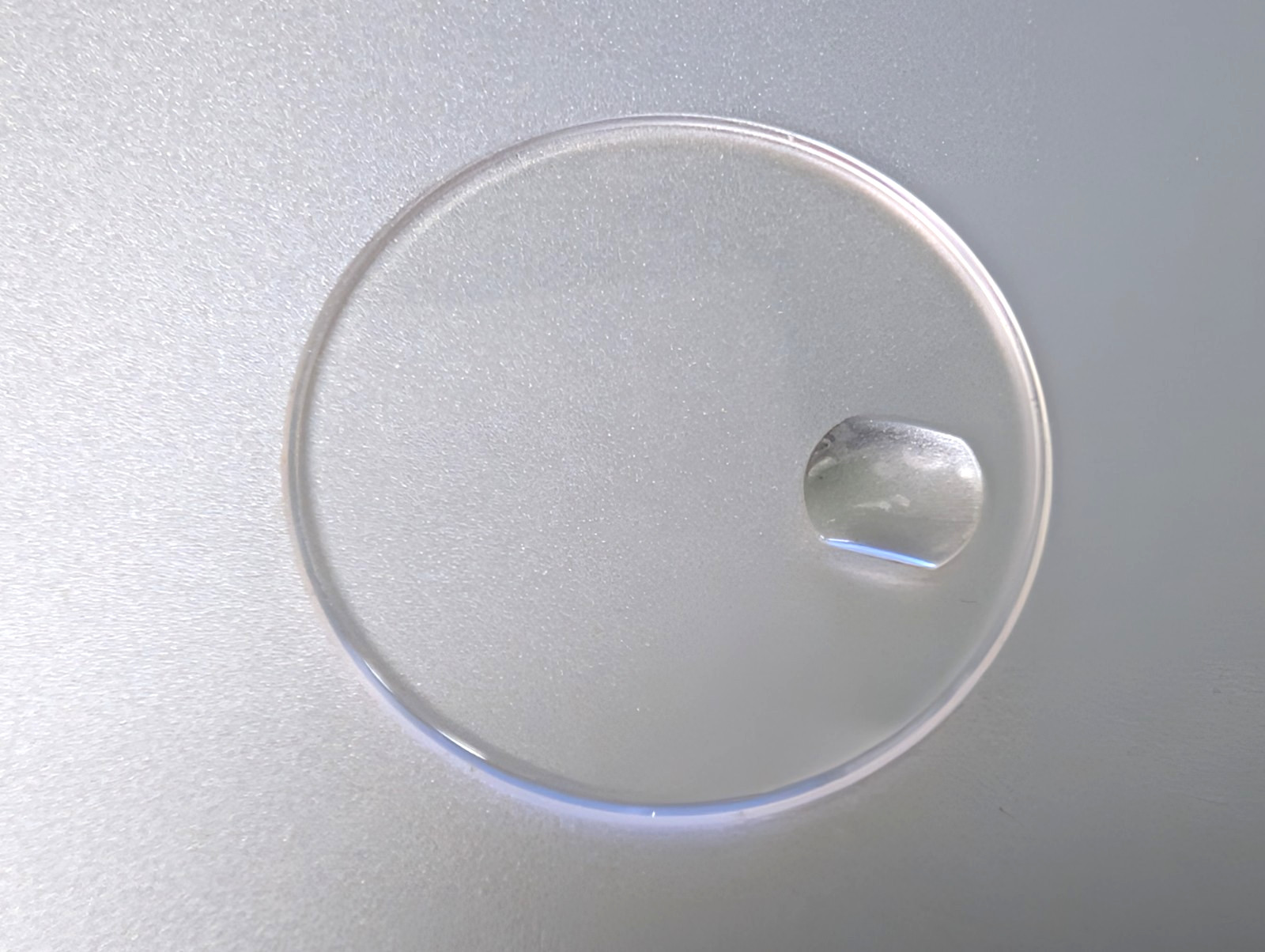 Genuine Rolex Sapphire Cyclop Crystal 25-295C 16233 WITH Loupe, minor scratches/