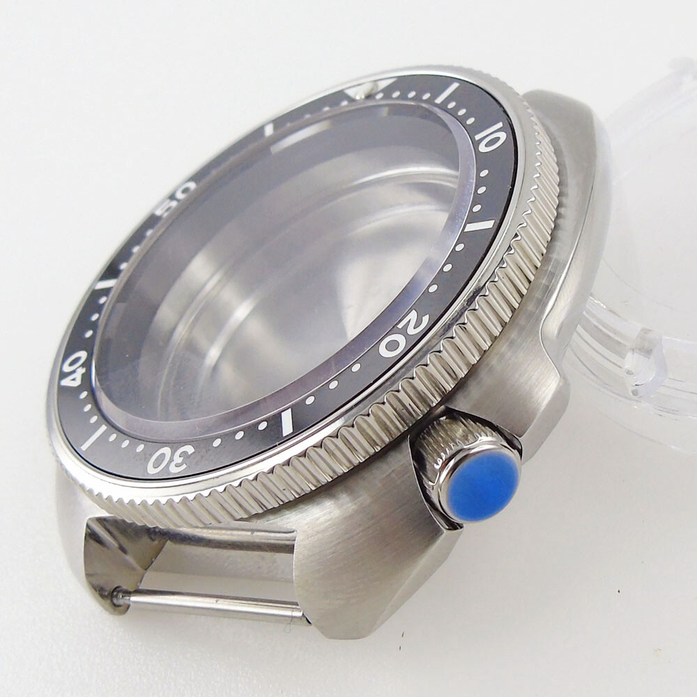 200M WR Tandorio 44mm Diving Watch Case Parts Fit For NH35 NH36 Sapphire Glass