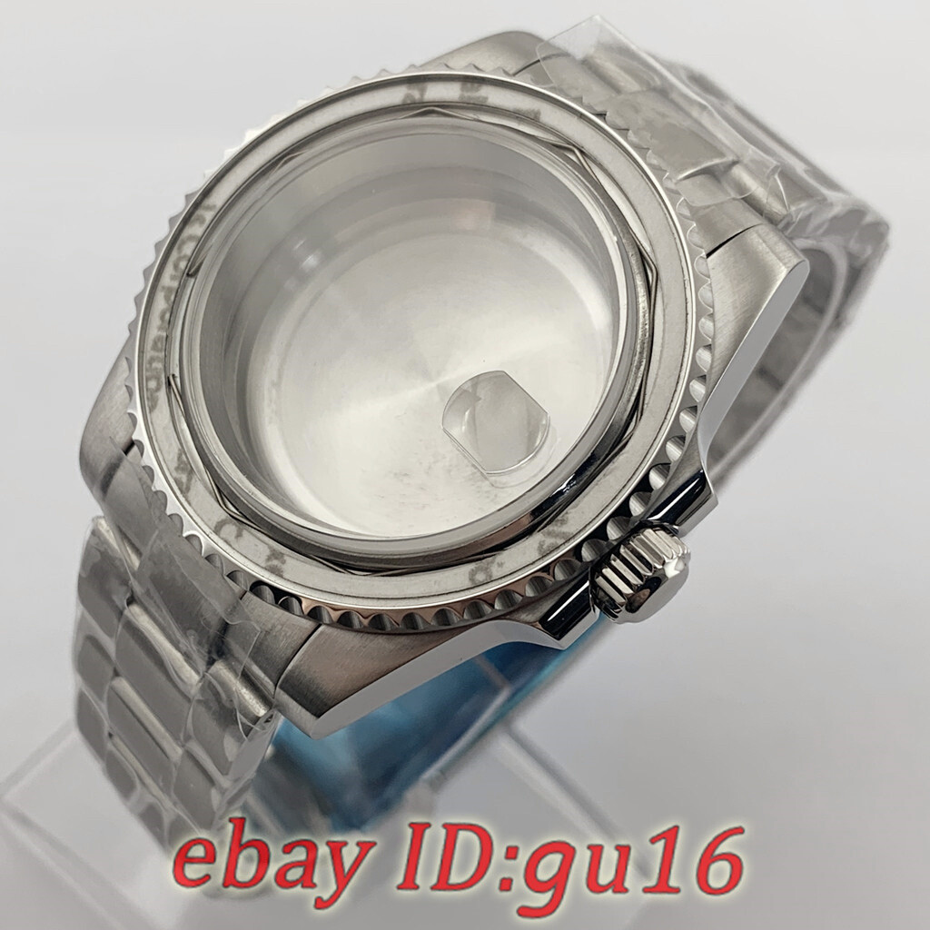 40mm Green Ceramic bezel Watch Case Fit NH34 NH35 ETA 2824/2836 Miyota 8215 821A