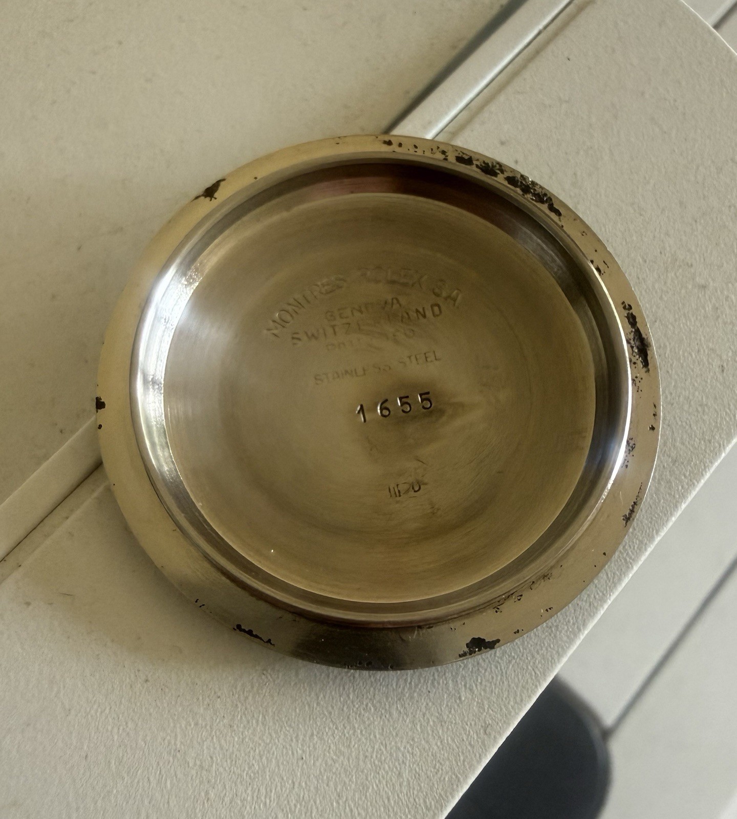 Rolex Watch 1655 Back Case Cover