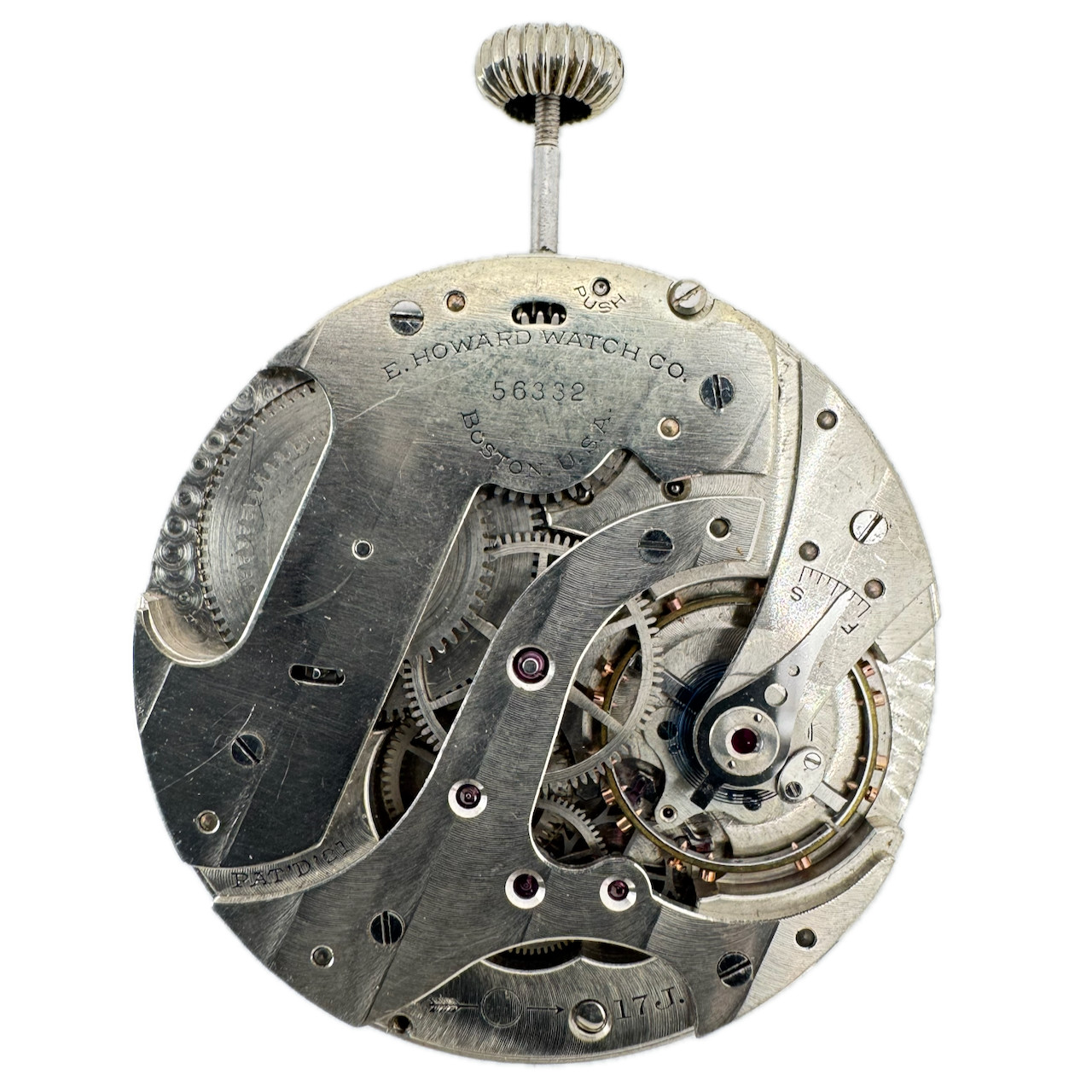 Antique 10s 1876 Howard 15J Mechanical Hunter Pocket Watch Movement Series V USA