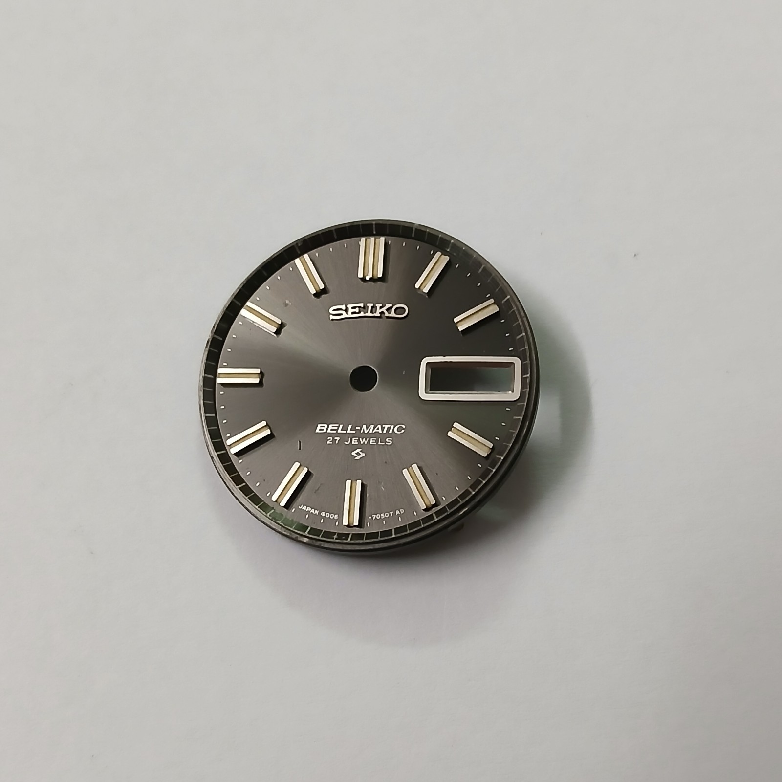 GENUINE SEIKO BELL-MATIC 27 JEWEL 4006A BLACK DIAL FOR MODEL 4006-7002