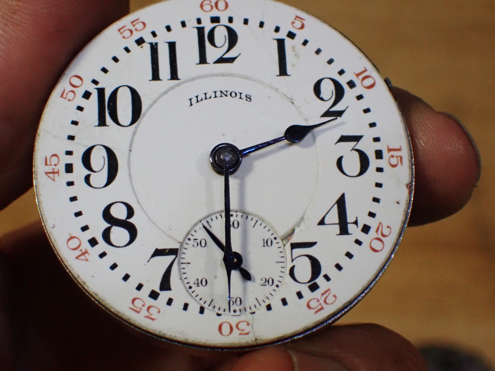 Illinois 17 Jewel Adj. Grade 89 Manual Pocket Watch Movement runs 18s 2-Tone