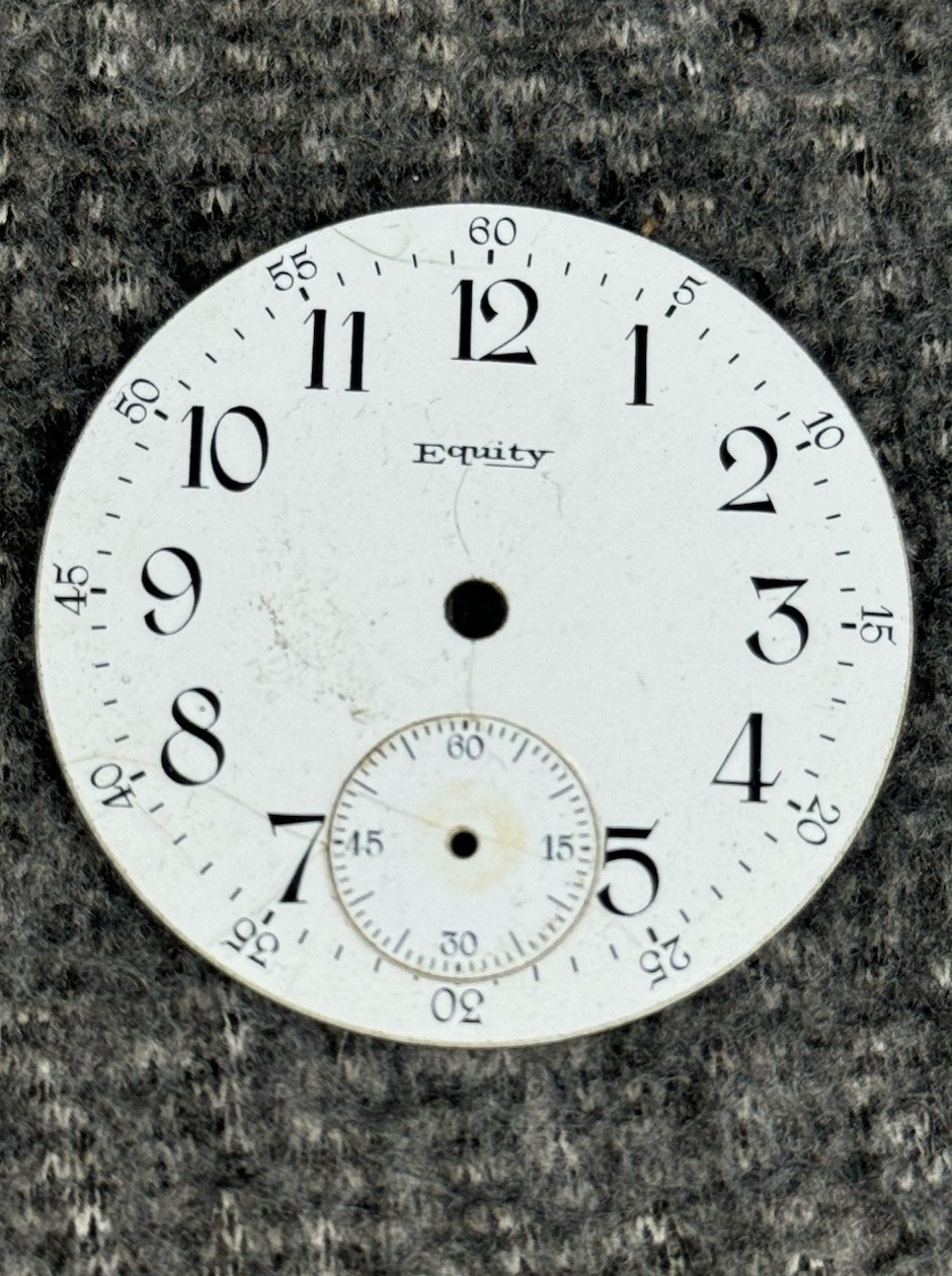 American Waltham Watch Co Dial 16s Equity Private Label 12hr Arabic Numerals