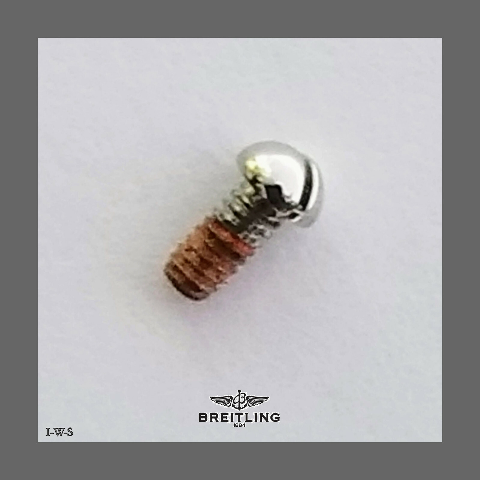 ☆ STEEL BEZEL SCREW FOR BREITLING «SUPER AVENGER» WATCH WITH REF. № A13370 ☆