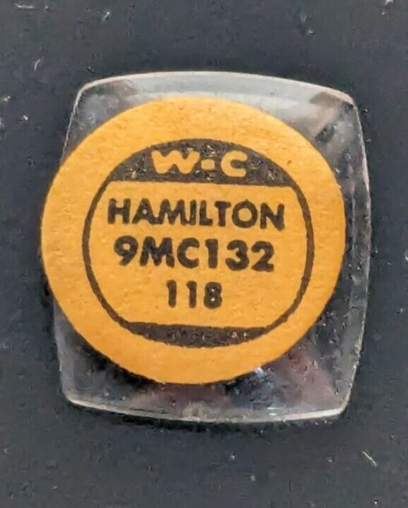 NOS W-C Watch Craft Mineral Glass Domed Crystal – Hamilton 9MC132 – 13.2×11.8MM
