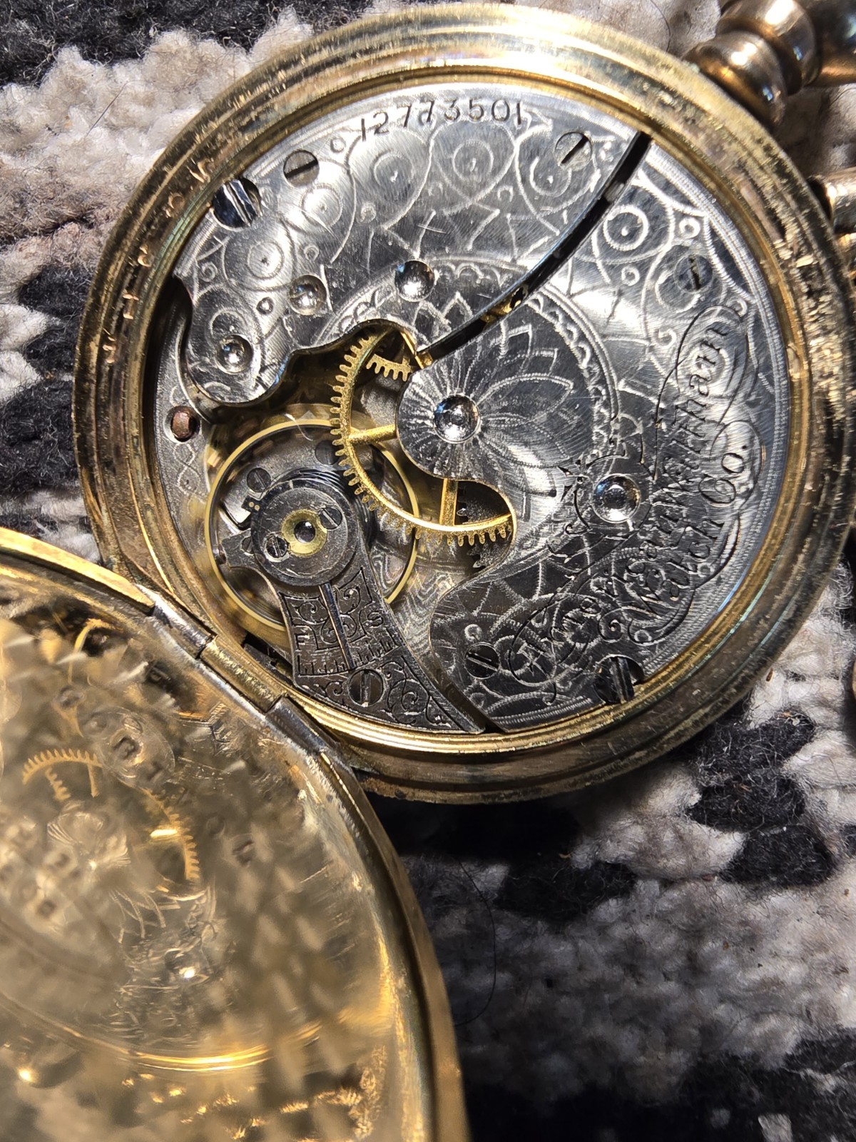 1903 Near Mint Size 0 Waltham Seaside with fancy O’Hara dial Runs and keeps time
