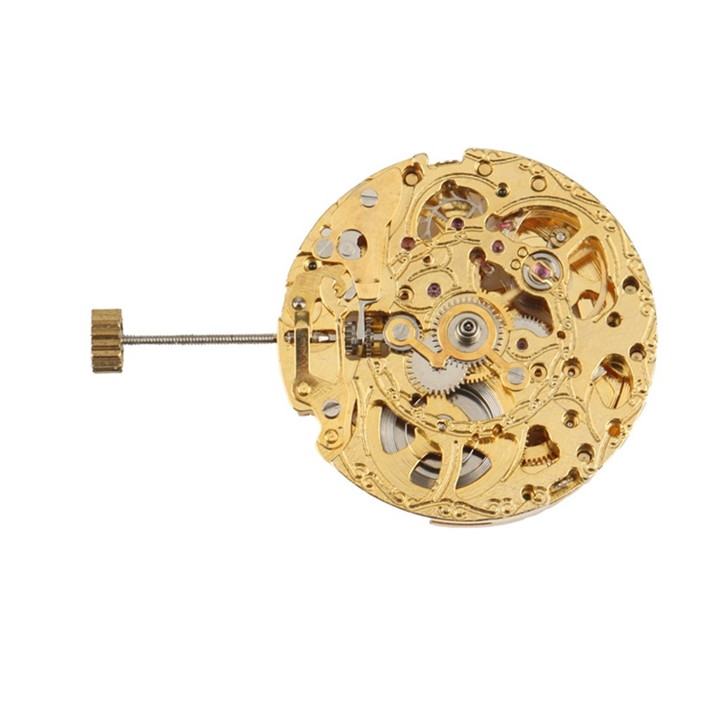 21,600 bph 3 Hands Skeleton Auto Mechanical Watch Movement for Miyota 8205 8215