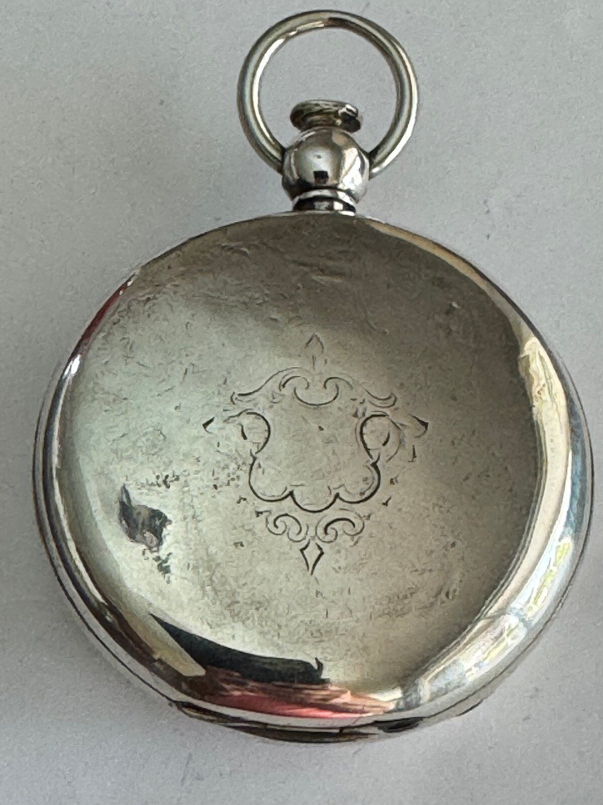 VINTAGE 18 SIZE AMERICAN WALTHAM HUNTING COIN SILVER POCKET WATCH CASE KW/KS