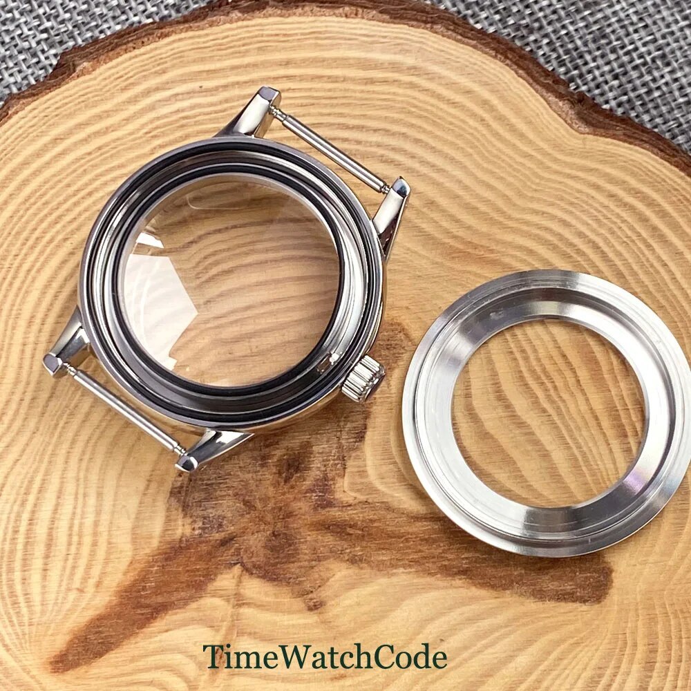 316L Watch Case for NH35 NH38 ETA2824 PT5000 10ATM Domed Sapphire Crystal 40mm