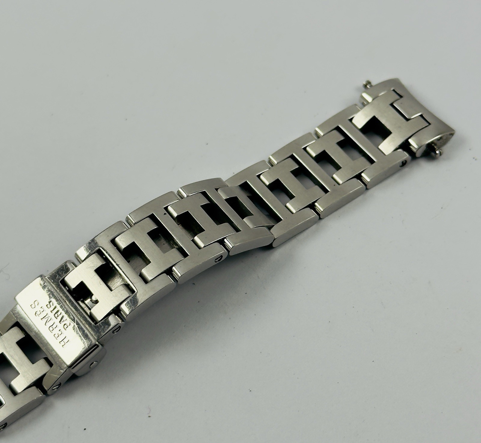 Bracelet for Hermes Paris Clipper Steel Ref.3766/2 – End Link.14P NO:230