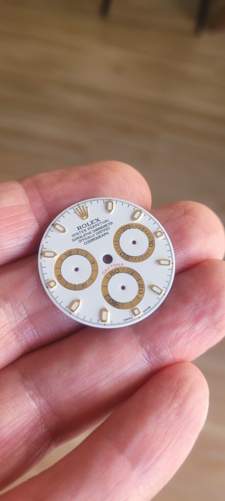 Rolex 100% Genuine Beautiful White Daytona dial for 116523, 116503, 116508, Etc.