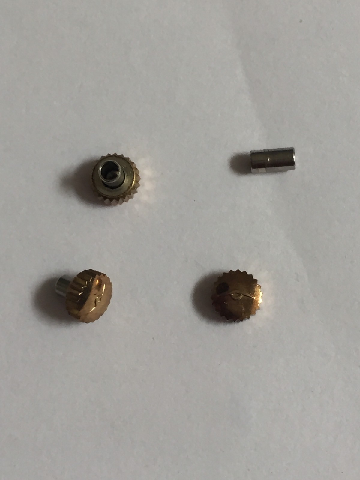 NOS Mondia (Zenith) 4.6 X 2.3 Mm Tap 0.9 Tube 2.0 Mm Yellow Gold Plated