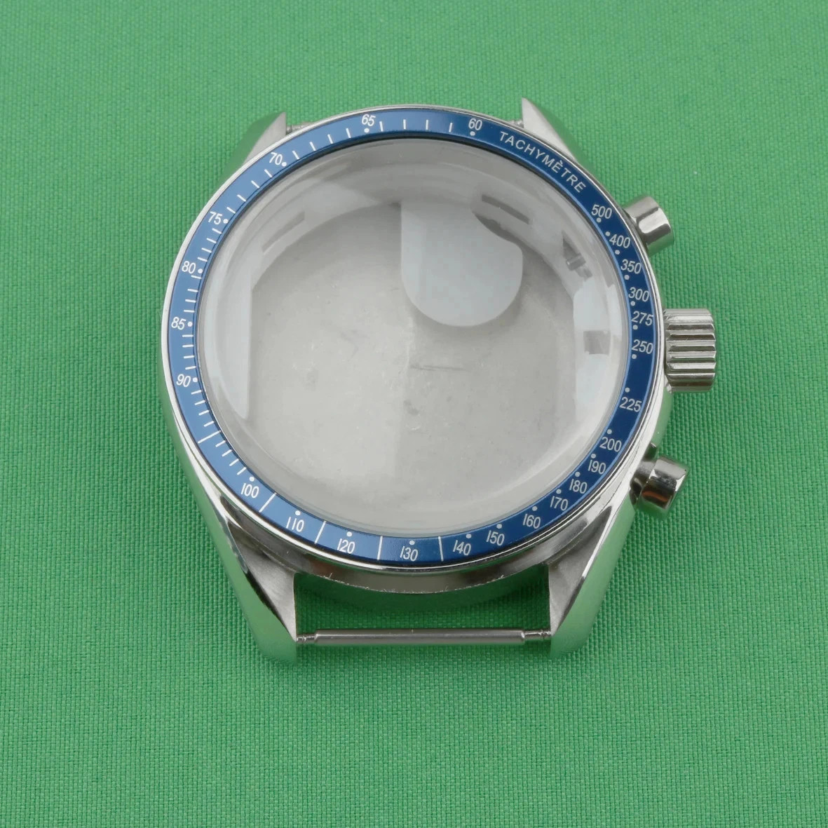 Stainless Steel Watch Case for Moonswatch VK63 VK68 40mm Silver Case Kit Quality