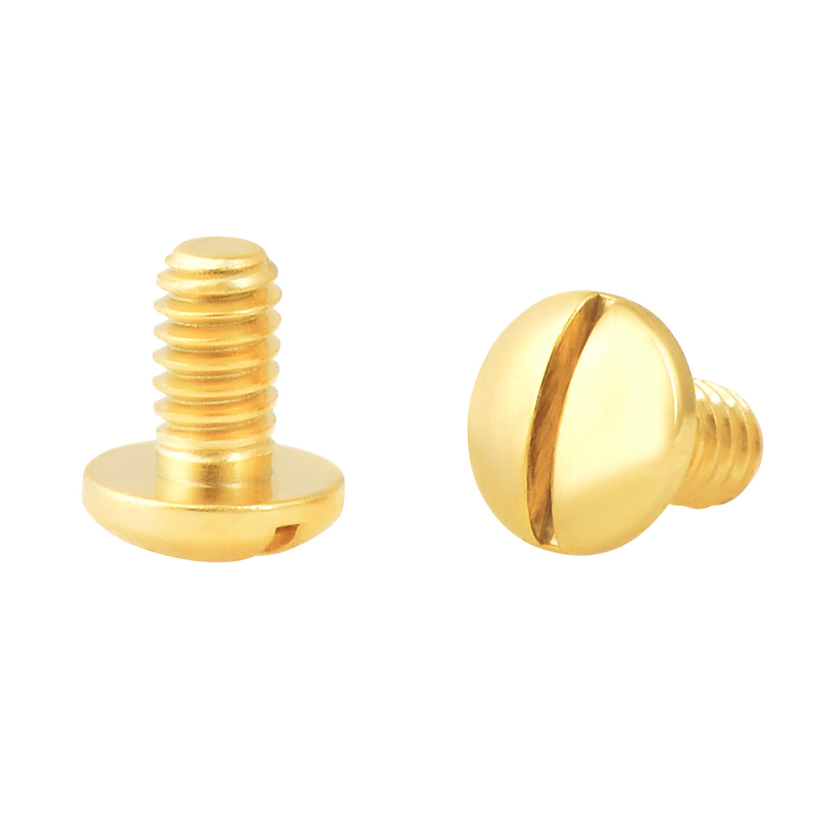 2 PCS SCREWS REPLACEMENT FOR CARTIER LOVE BRACELET YELLOW GOLD COLOR TOP QUALITY