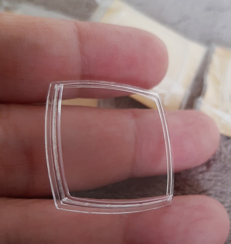 NEW ACRYLIC CRYSTAL FOR REPLACEMENT SEIKO LM LORD MATIC 5606-5000 , 5605-5000